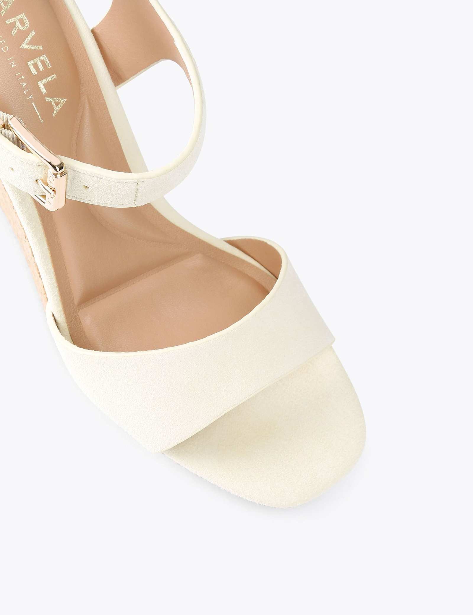 Leather Wedge Sandals - image 3