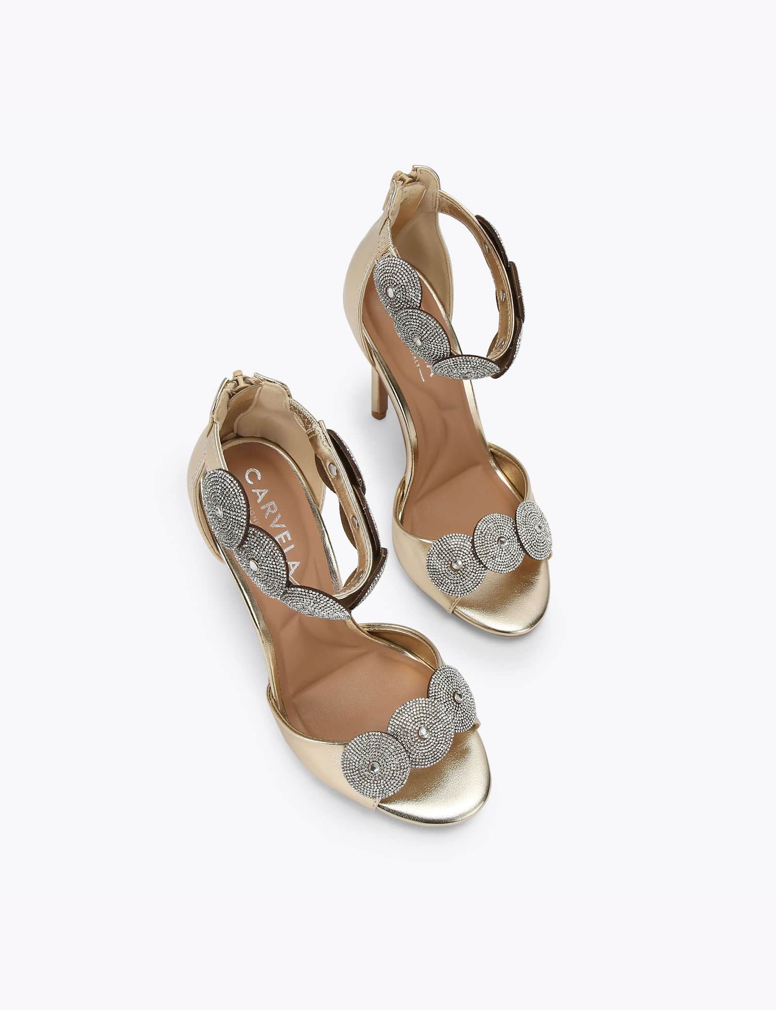 Embellished Stiletto Heel Sandals - image 4