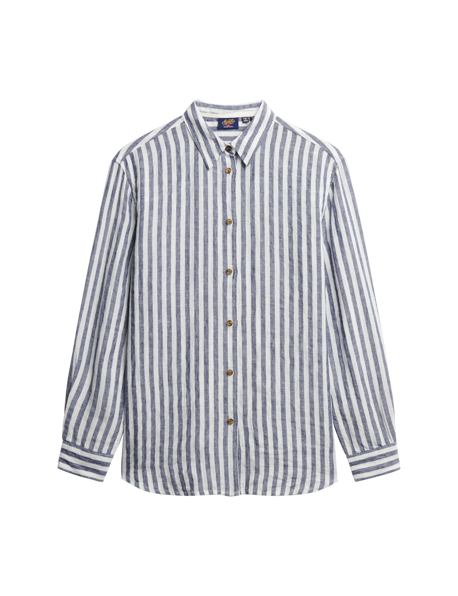 Linen Rich Striped Shirt - image 1