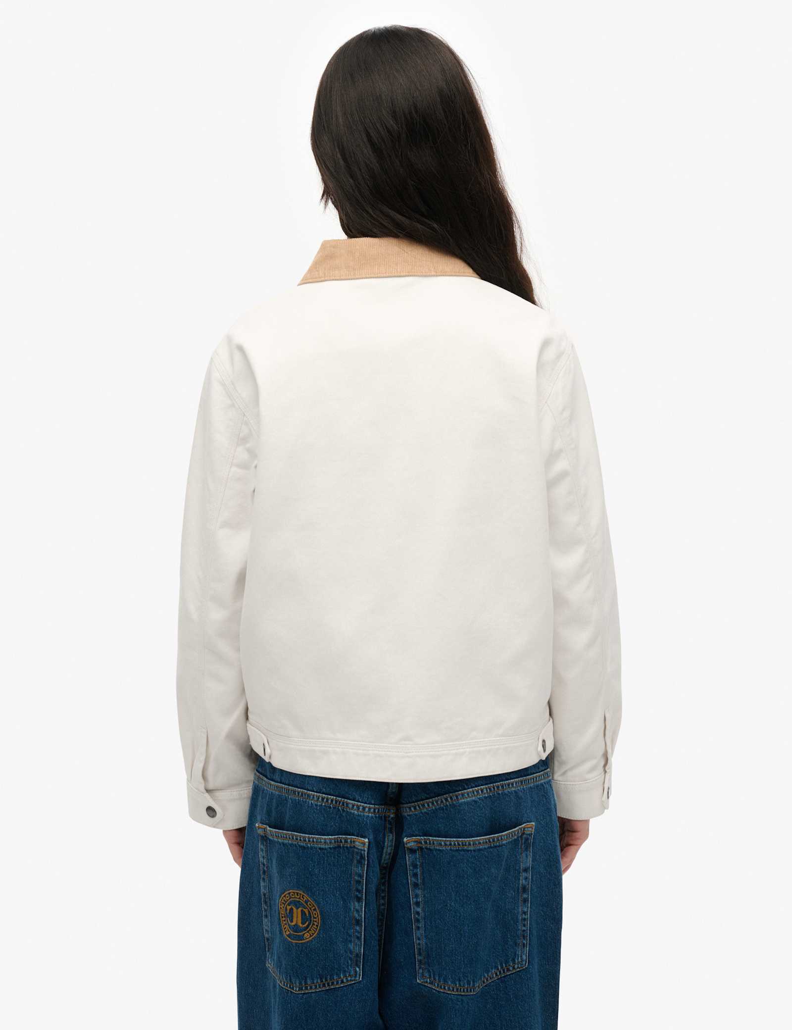 Pure Cotton Cord Collar Relaxed Jacket - image 4