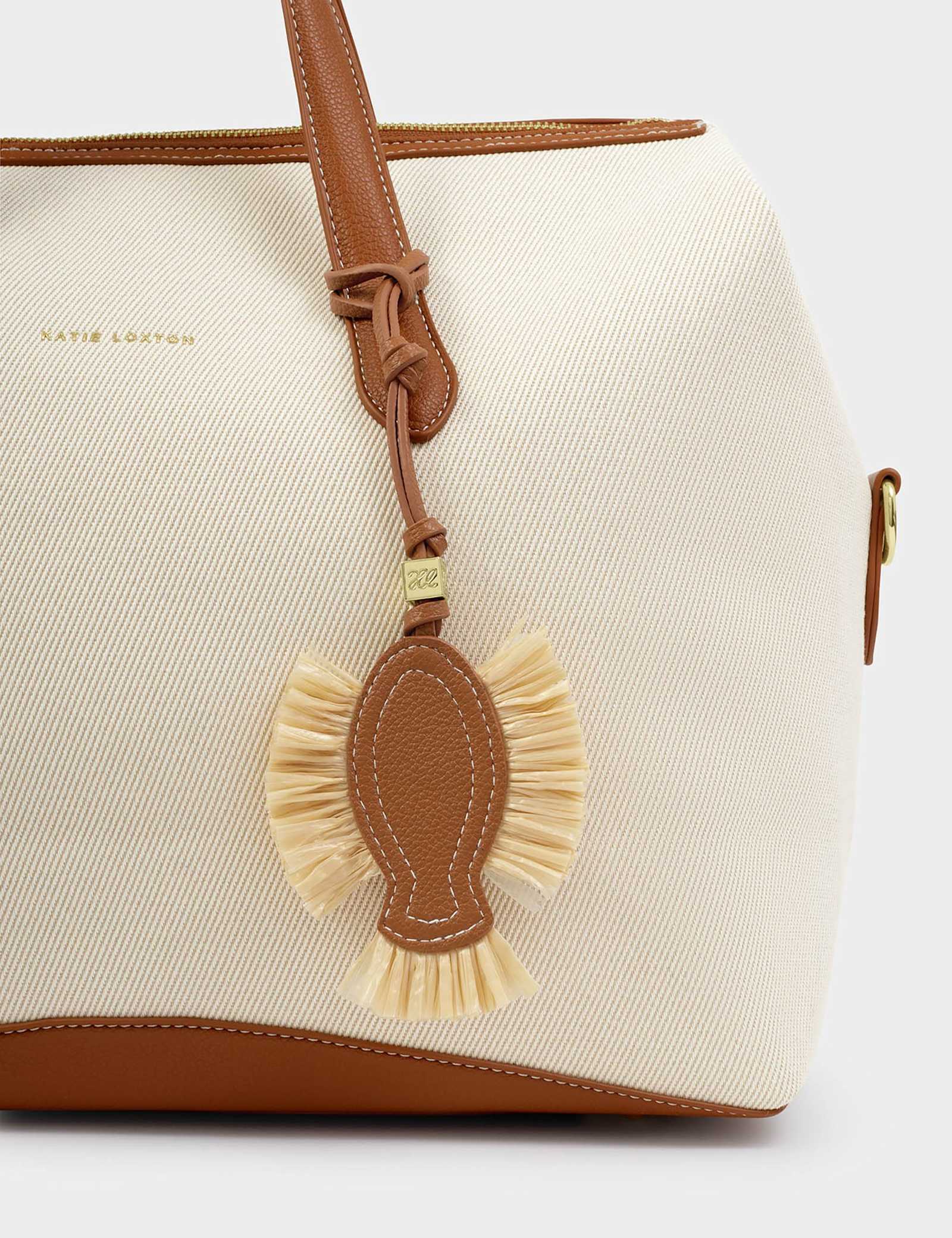 Raffia Fish Bag Charm - image 3