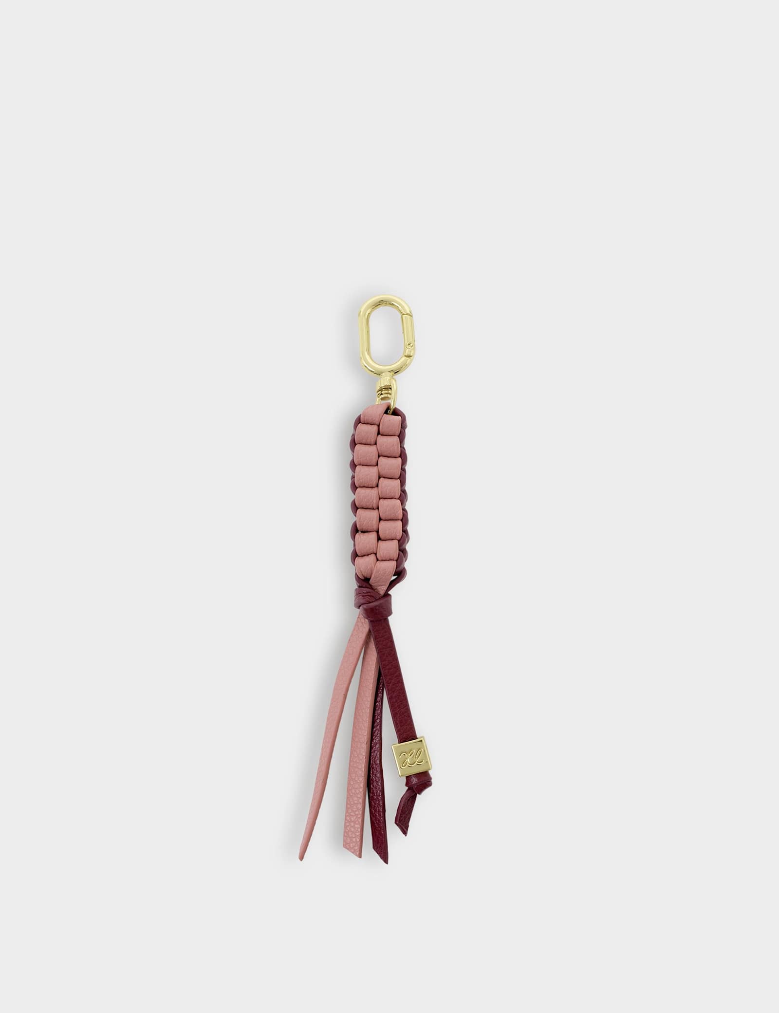 Braided Bag Charm Keyring - image 1
