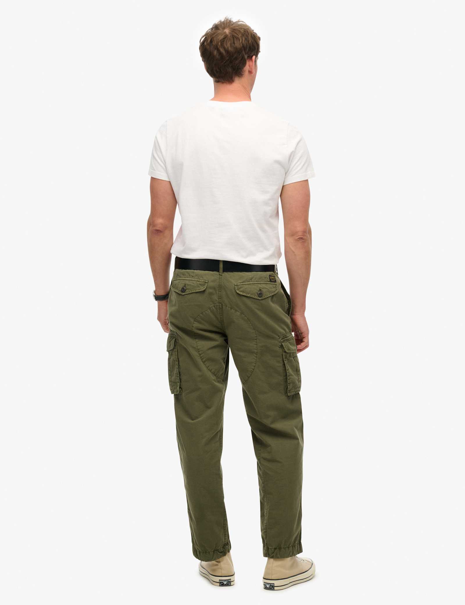 Regular Fit Pure Cotton Cargo Trousers - image 3