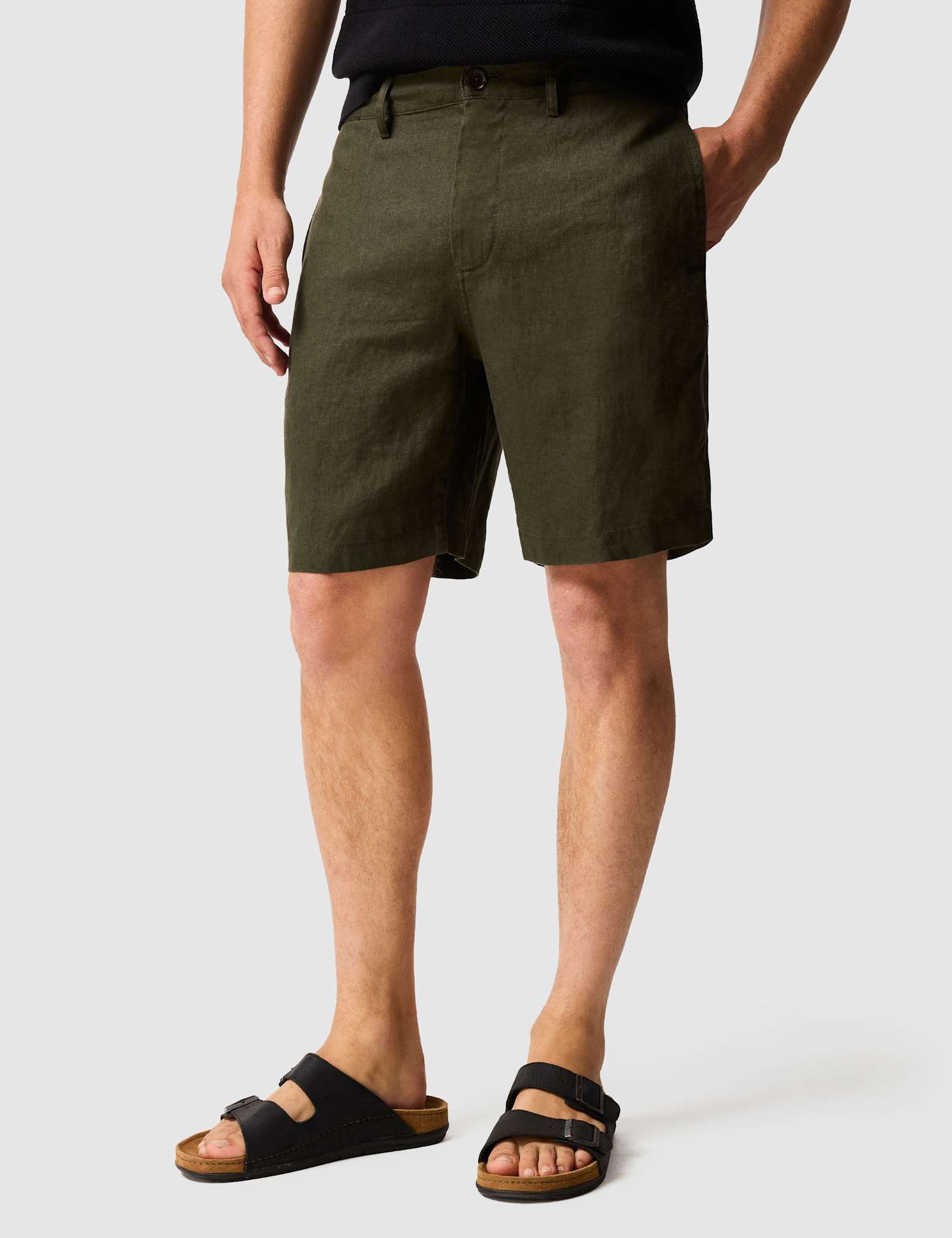 Pure Linen Shorts - image 3