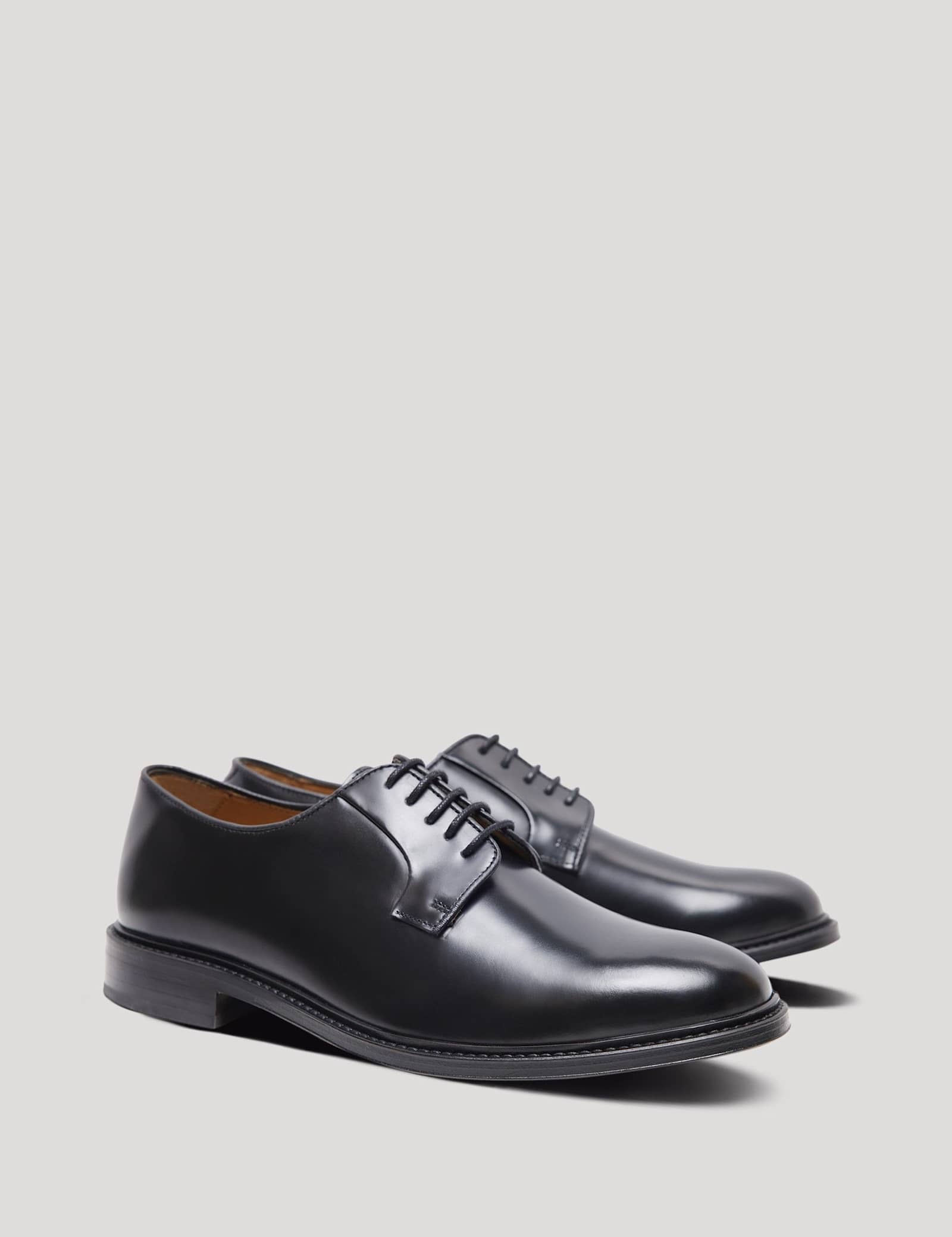 Leather Derby Shoes - image 2