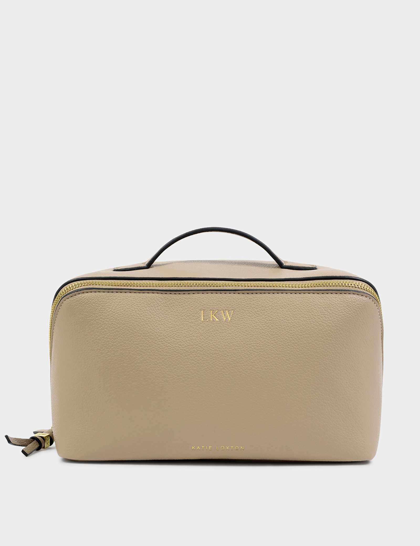 Personalised Faux Leather Flat Lay Toiletry Bag - image 1