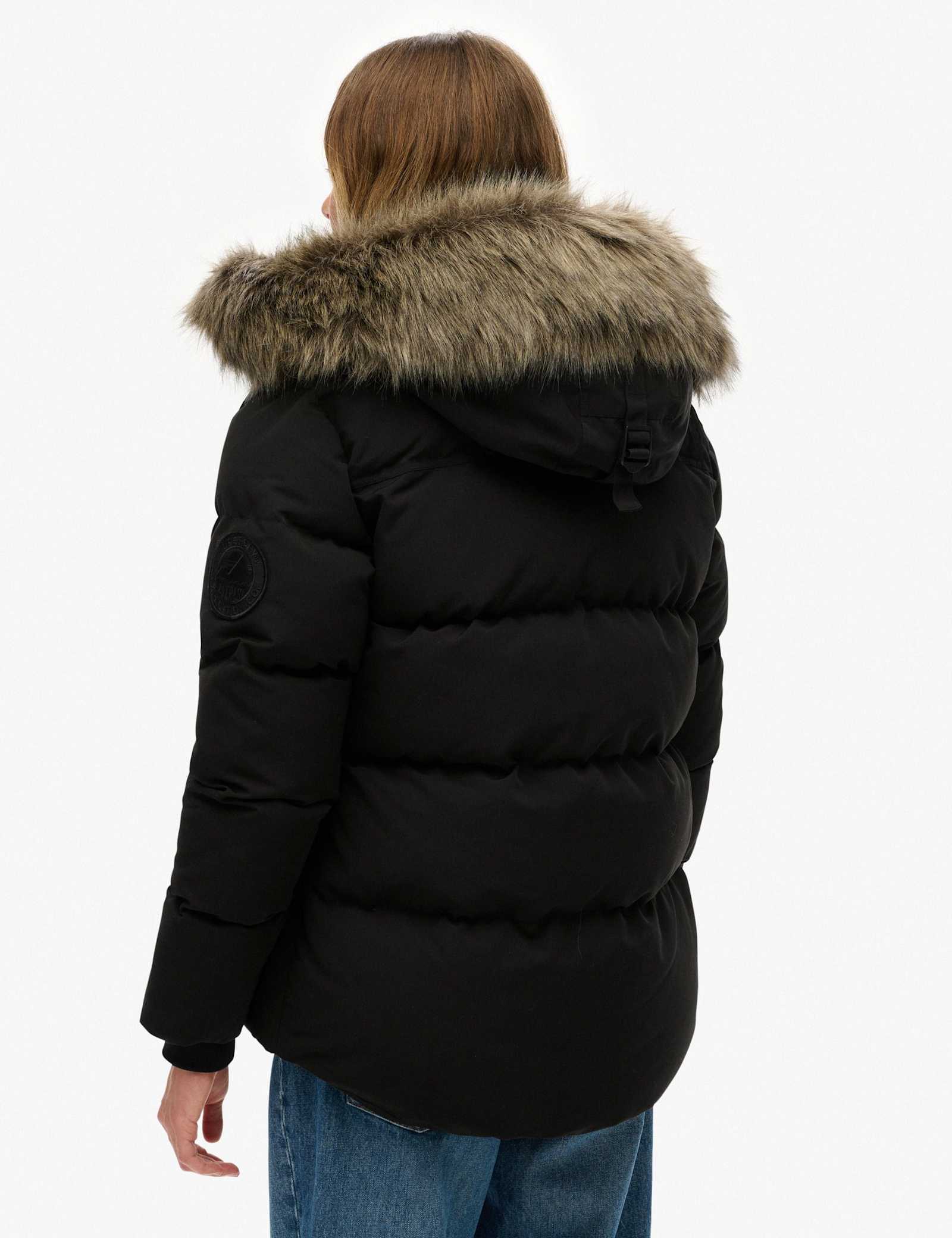 Hooded Funnel Neck Puffer Jacket - image 4