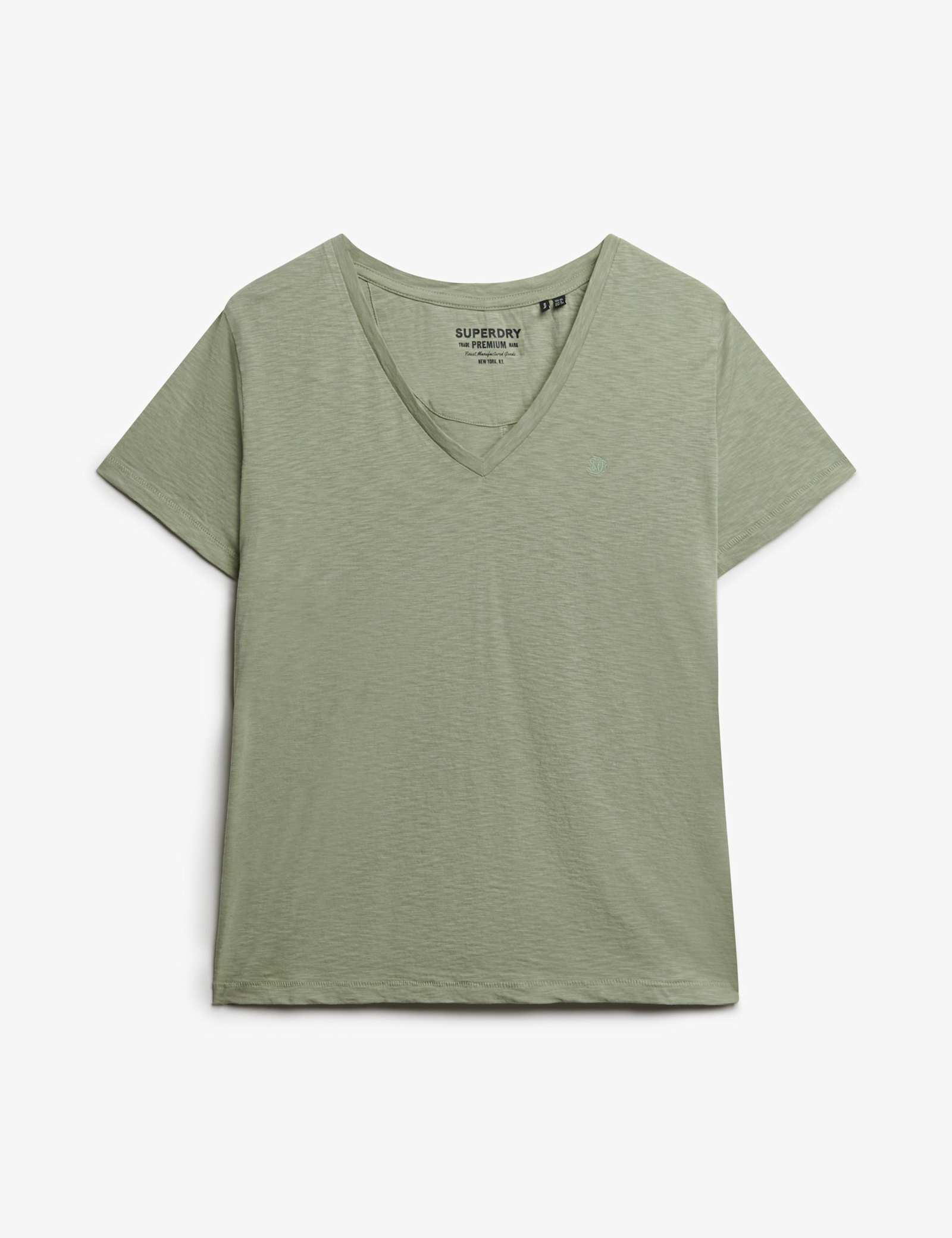Cotton Rich V-Neck T-Shirt - image 1