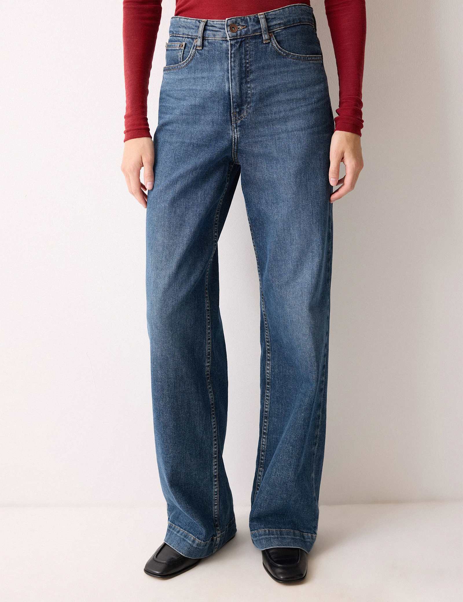 Balfour High Waisted Wide Leg Jeans - image 5