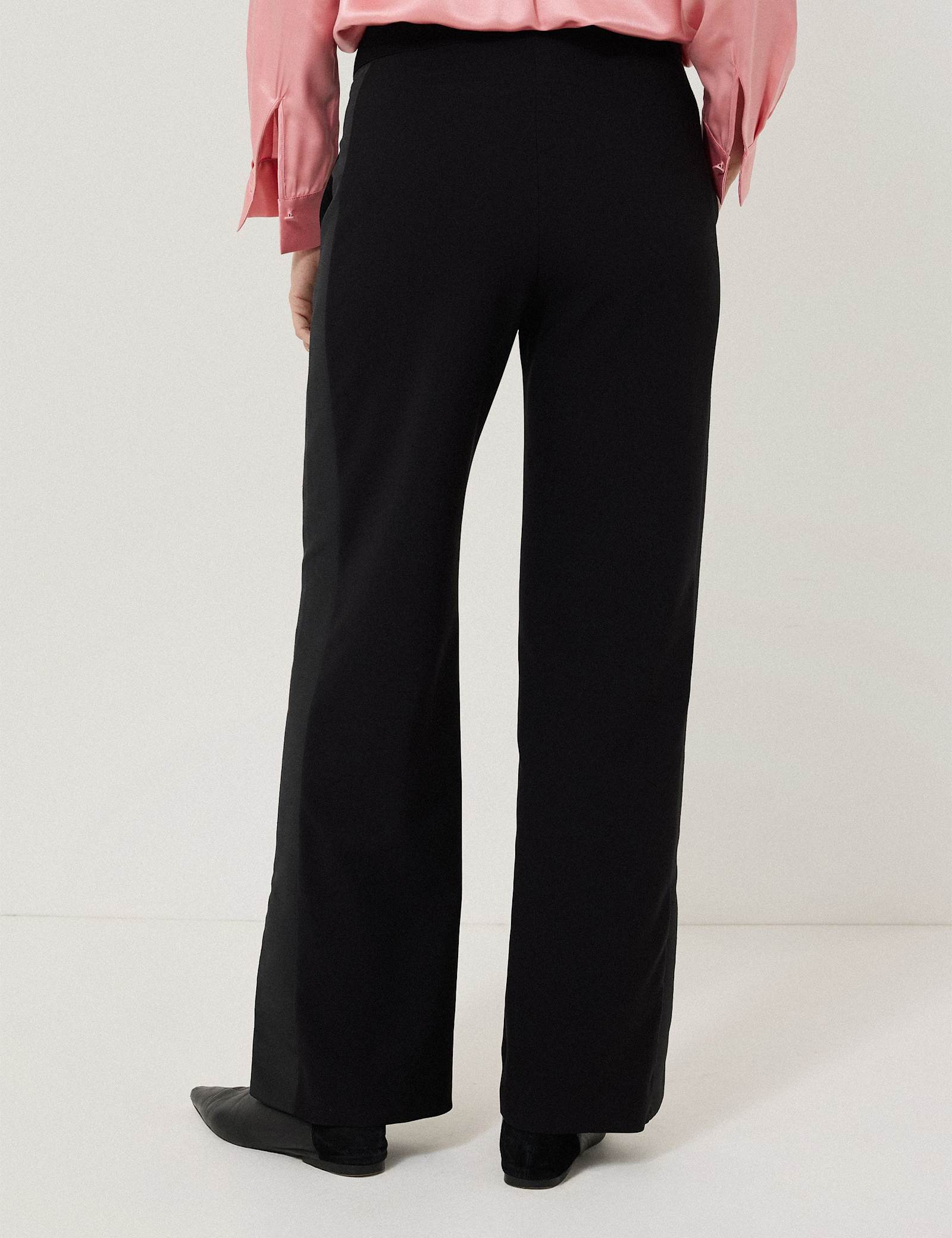 Crepe Split Hem Relaxed Joggers - image 3