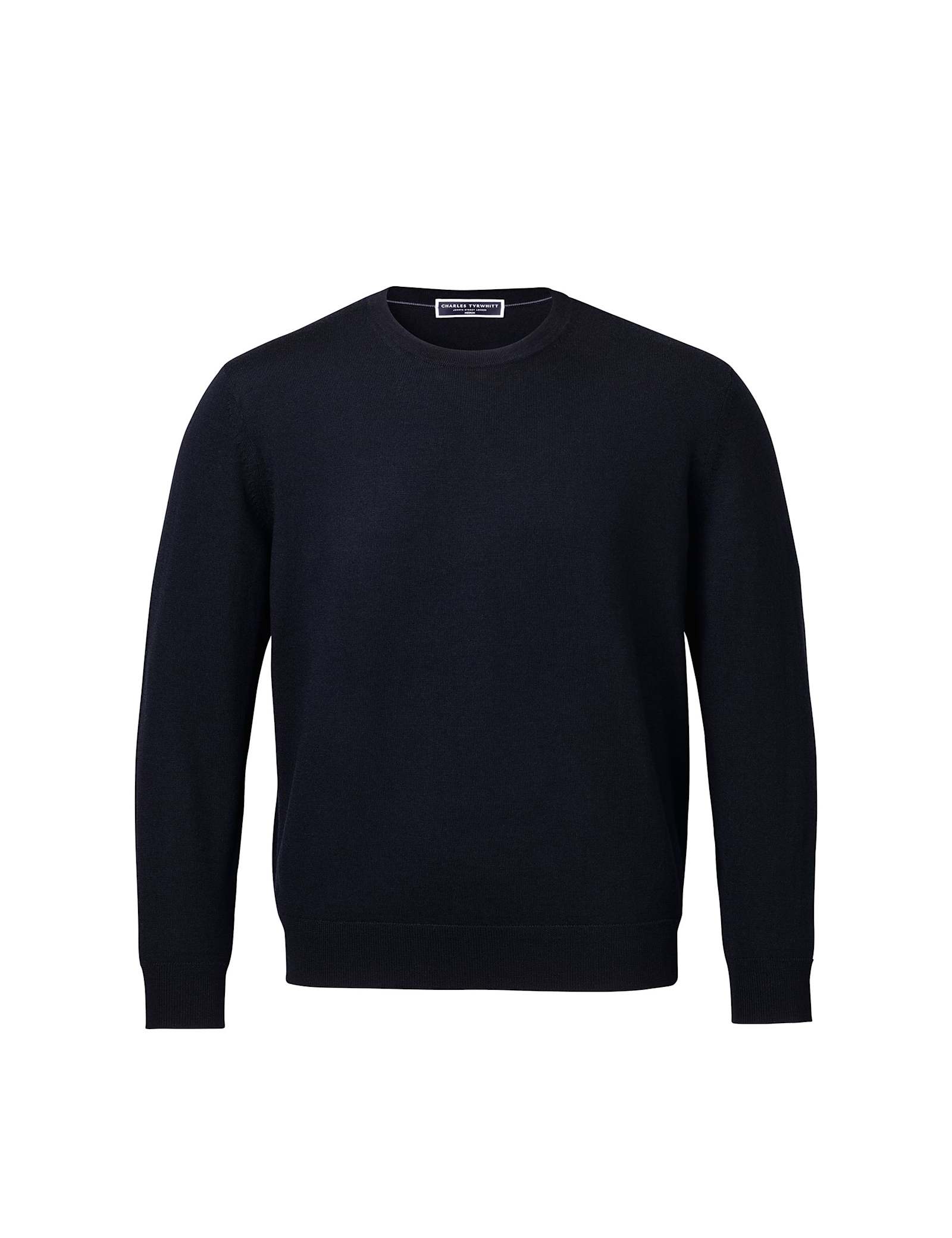 Pure Merino Wool Crew Neck Jumper - image 2