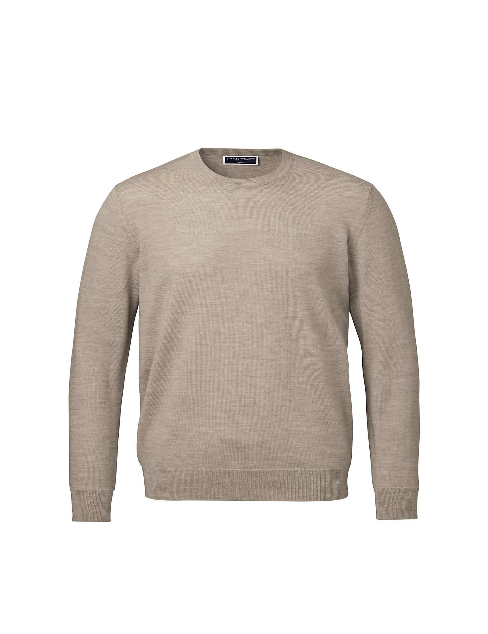 Pure Merino Wool Crew Neck Jumper - image 5