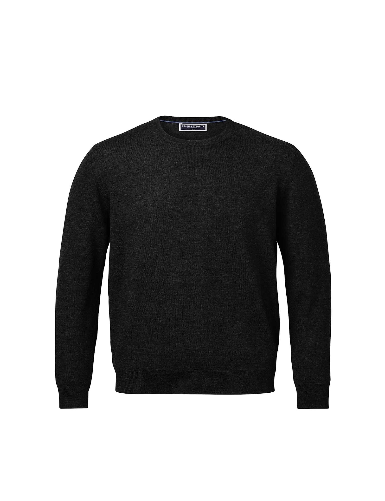 Pure Merino Wool Crew Neck Jumper - image 3