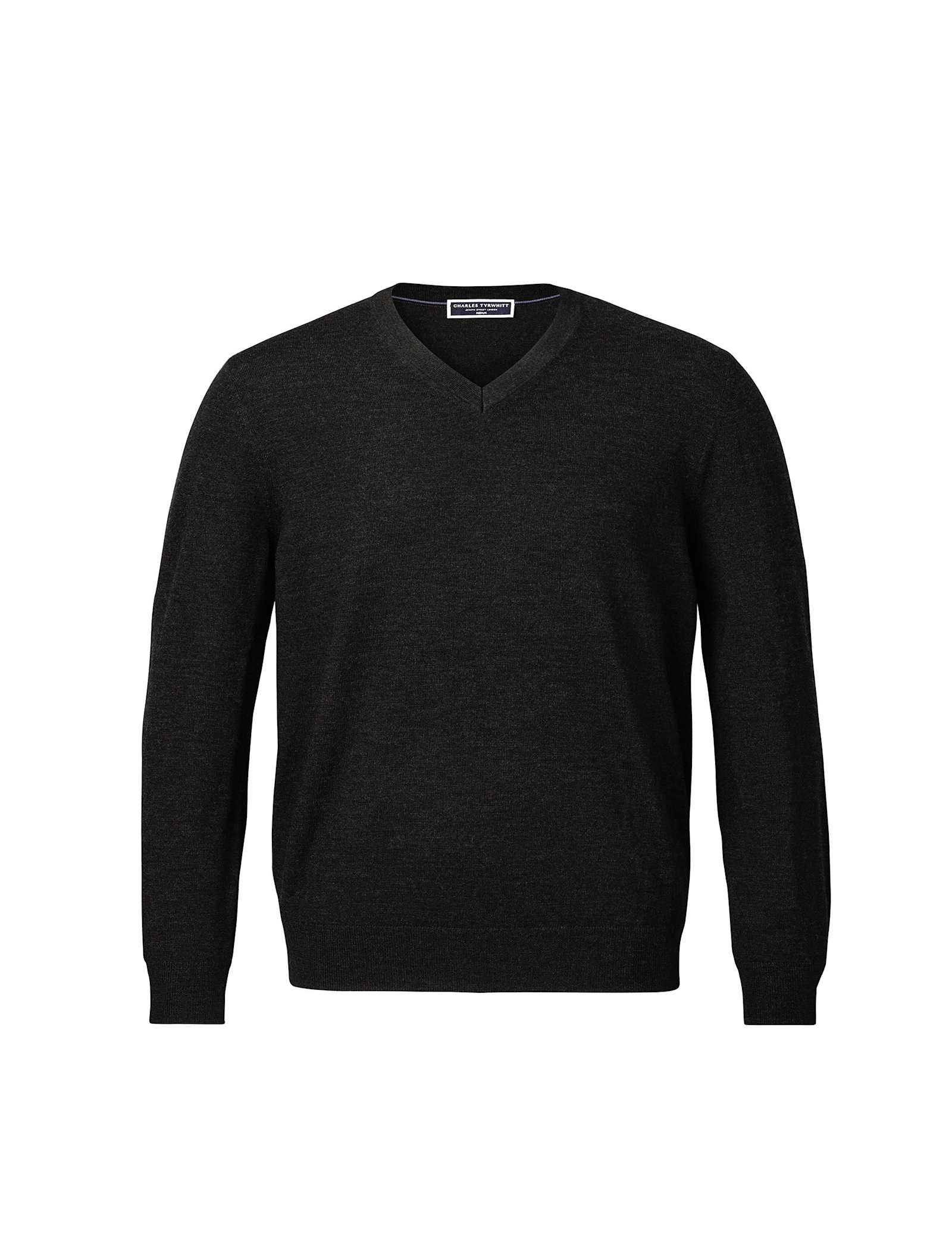 Pure Wool V-Neck Jumper - image 2