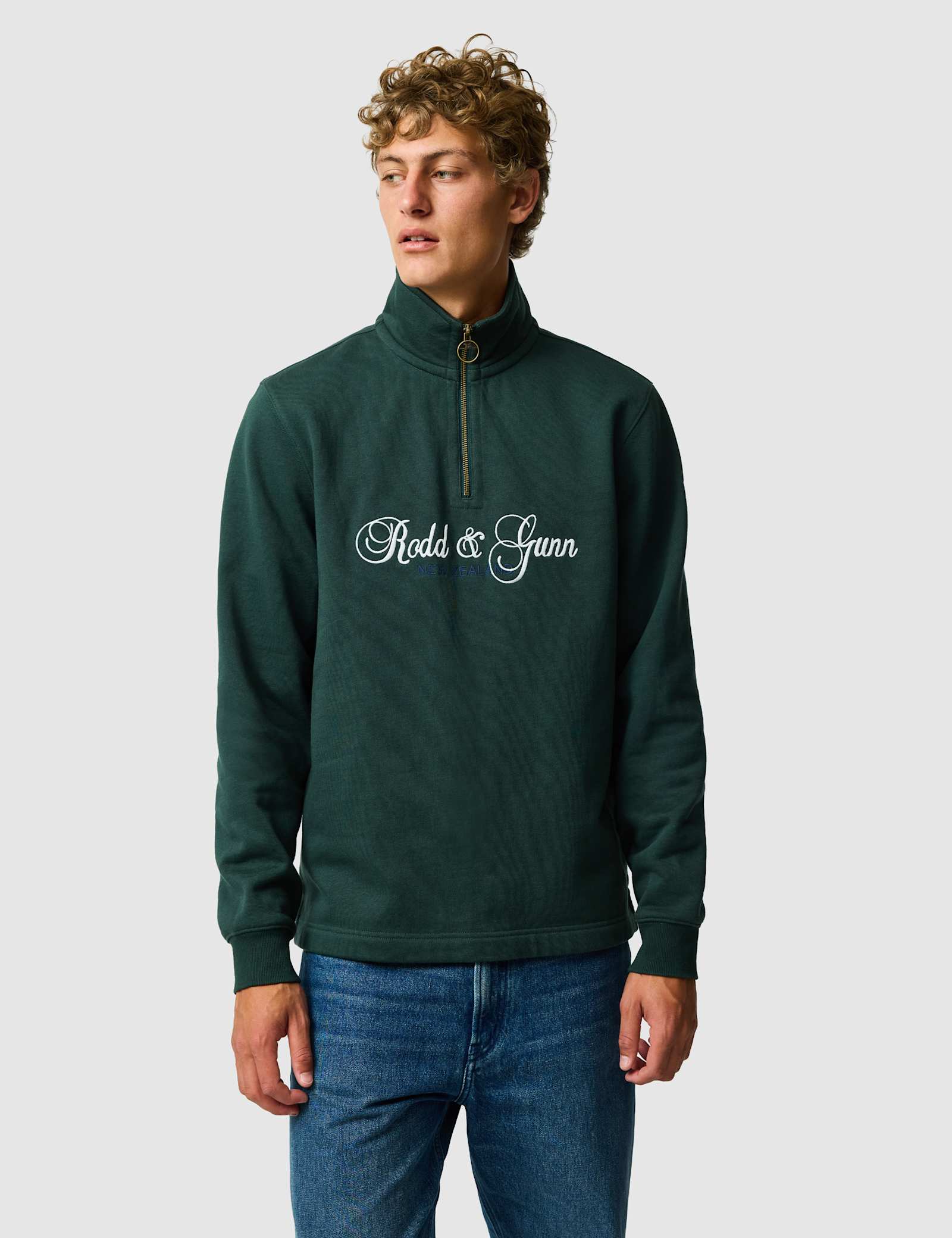 Jubilee Pure Cotton Half Zip Sweatshirt - image 2
