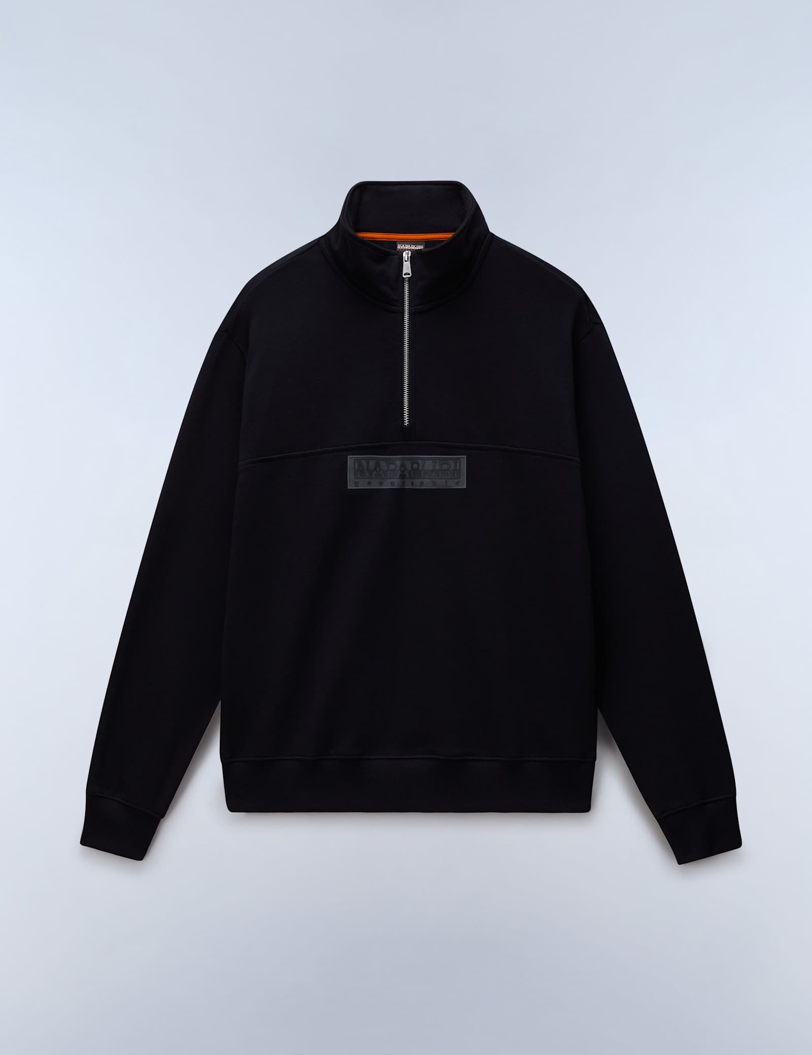 Box Logo Cotton Rich Half Zip Sweatshirt - image 1
