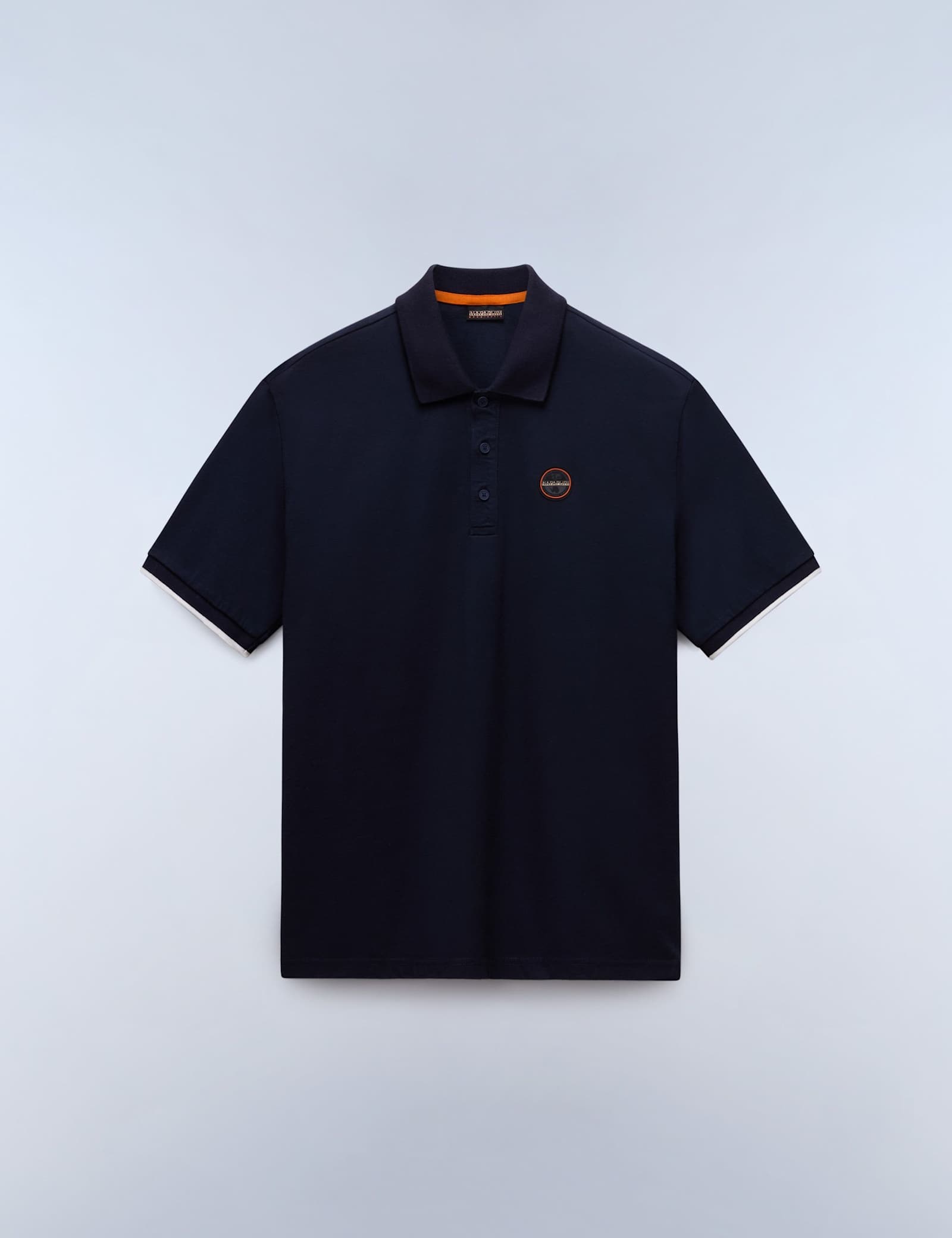 Pure Cotton Badge Polo Shirt - image 1
