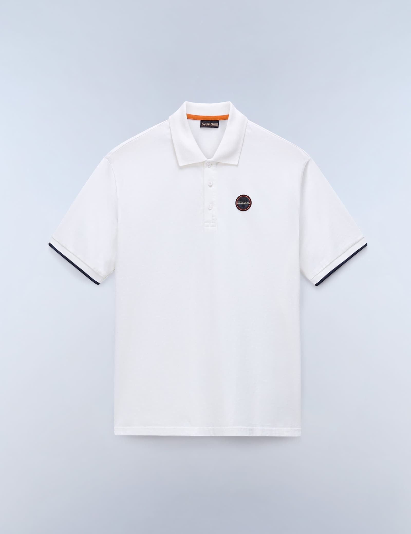 Pure Cotton Badge Polo Shirt - image 2