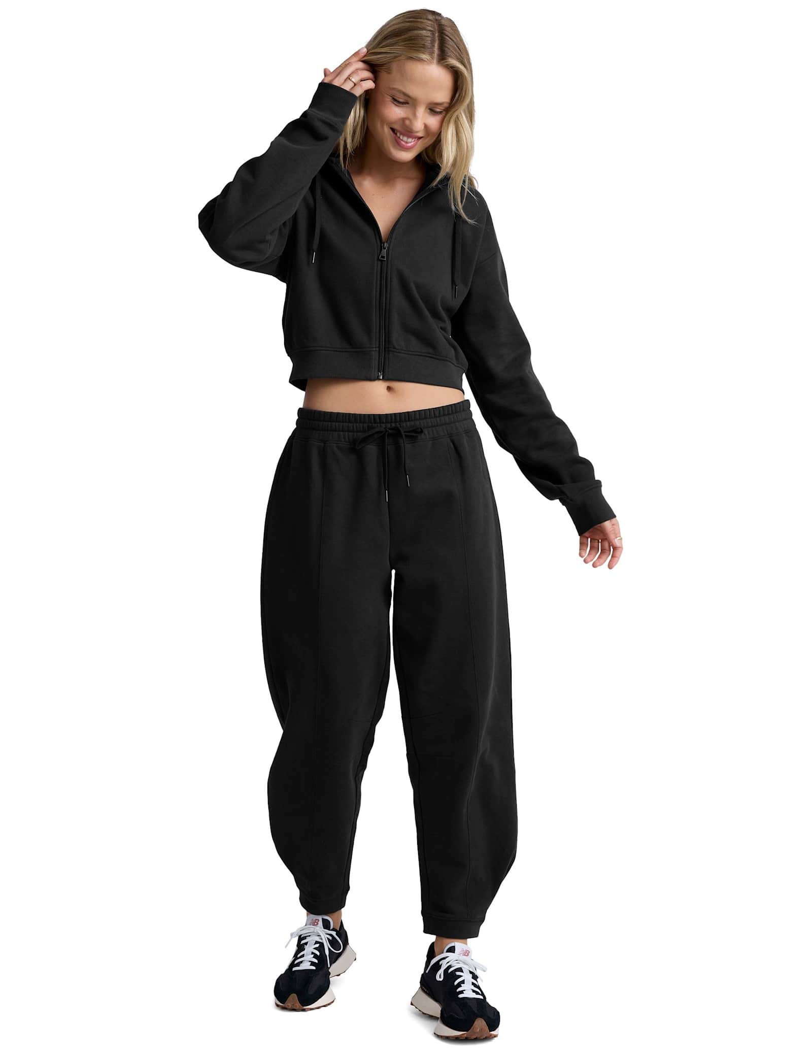 LuxeFleece Cotton Rich Cuffed Joggers - image 5
