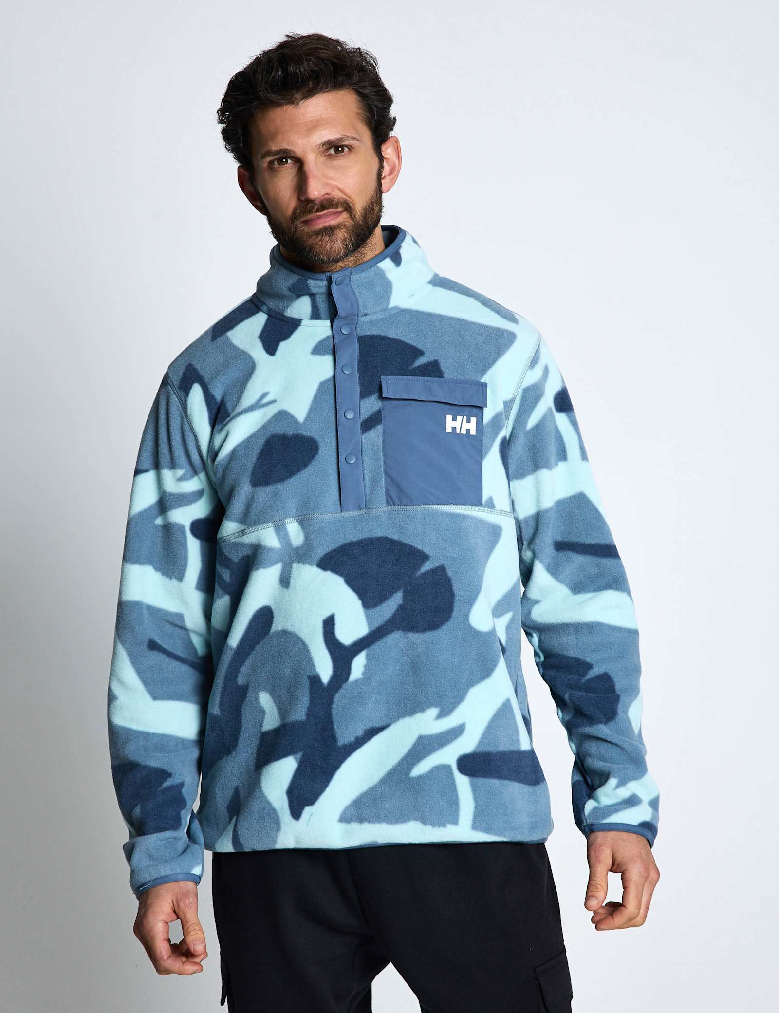 Maridalen Fleece Printed Funnel Neck Jacket - image 1