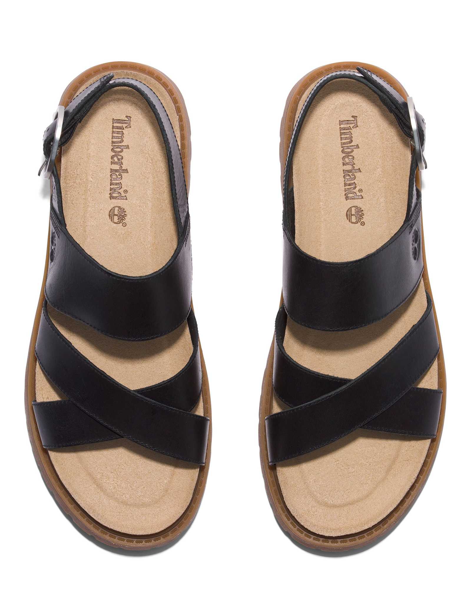 Clairemont Leather Strappy Flat Sandals - image 5