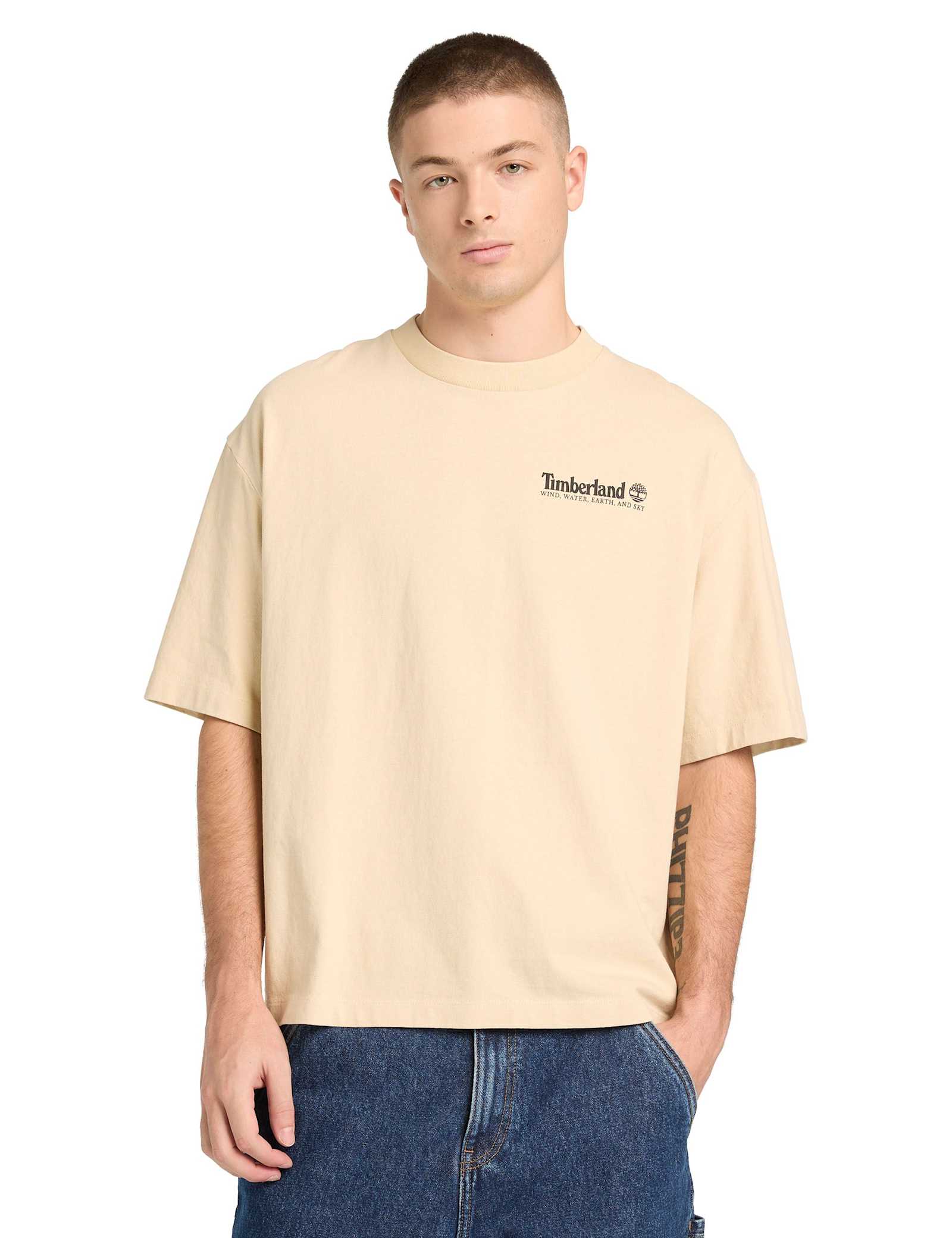 Pure Cotton Crew Neck Graphic T-Shirt - image 4