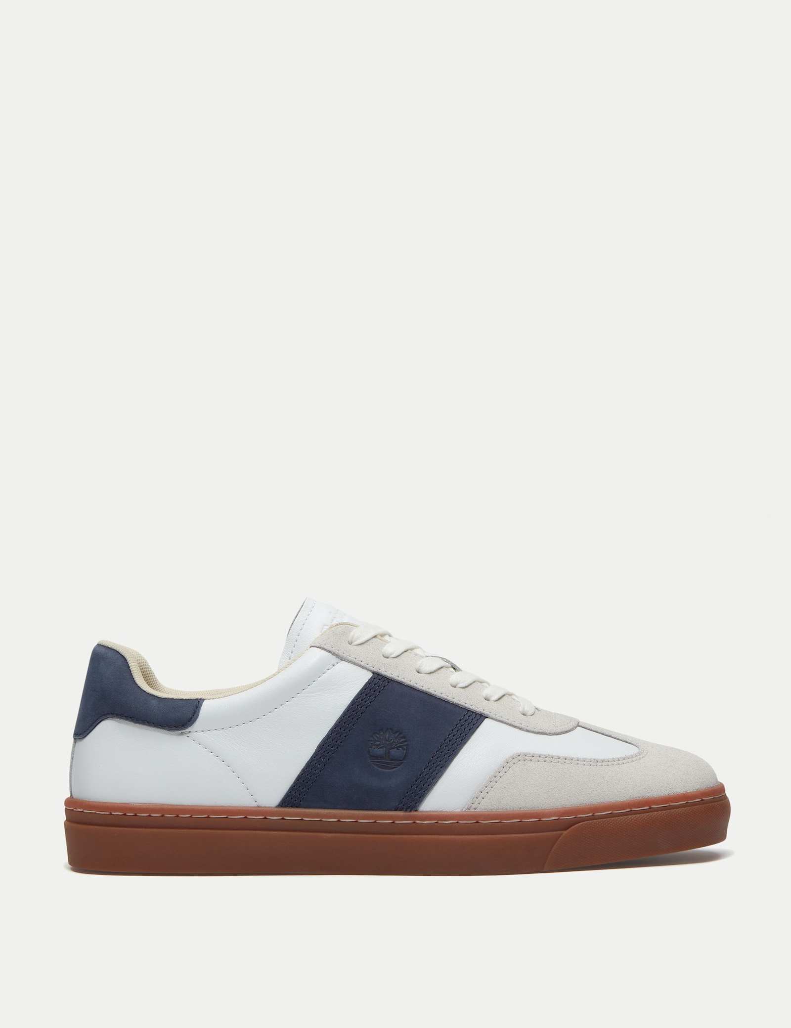 Lisbon Leather Lace Up Trainers - image 1