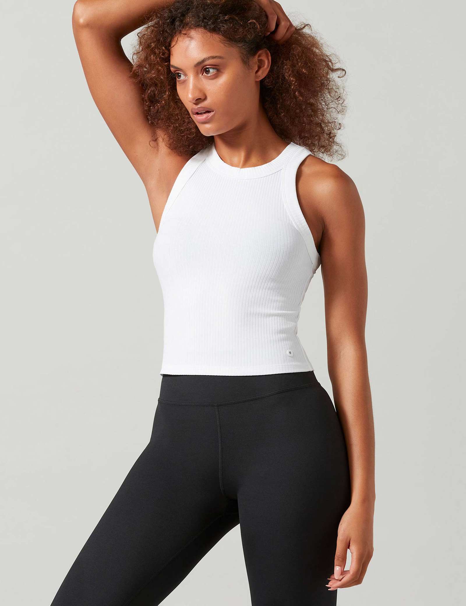 Harmony Cotton Rich Racer Back Vest Top - image 5
