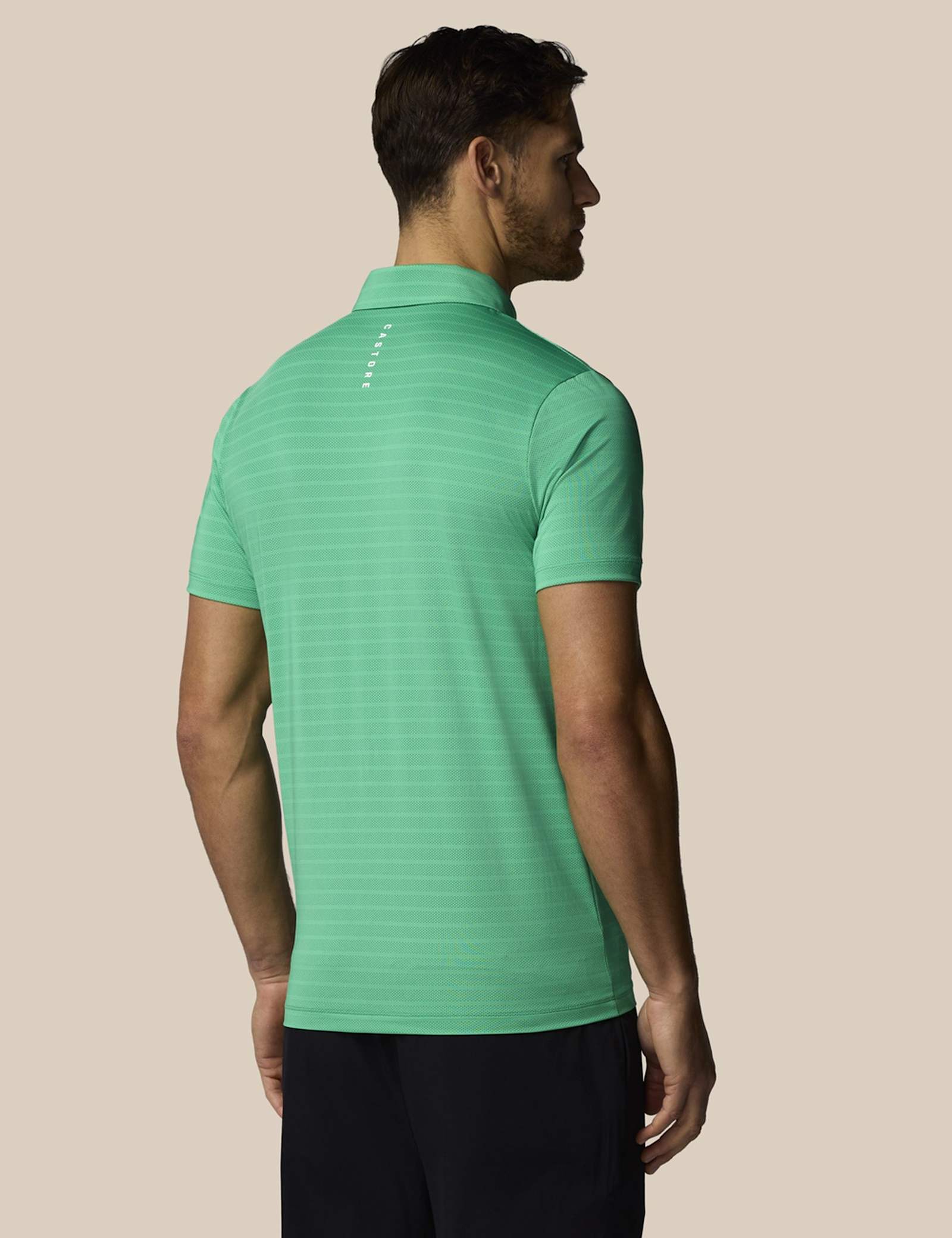 Striped Technical Stretch Polo Shirt - image 5