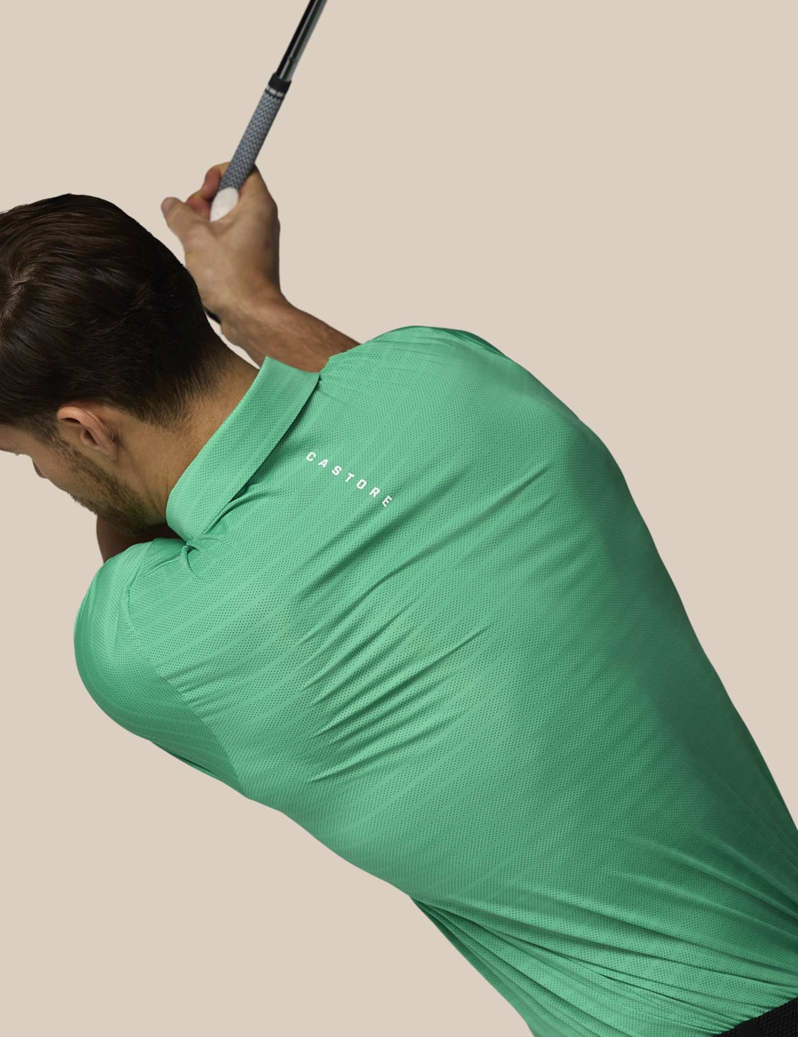 Striped Technical Stretch Polo Shirt - image 3