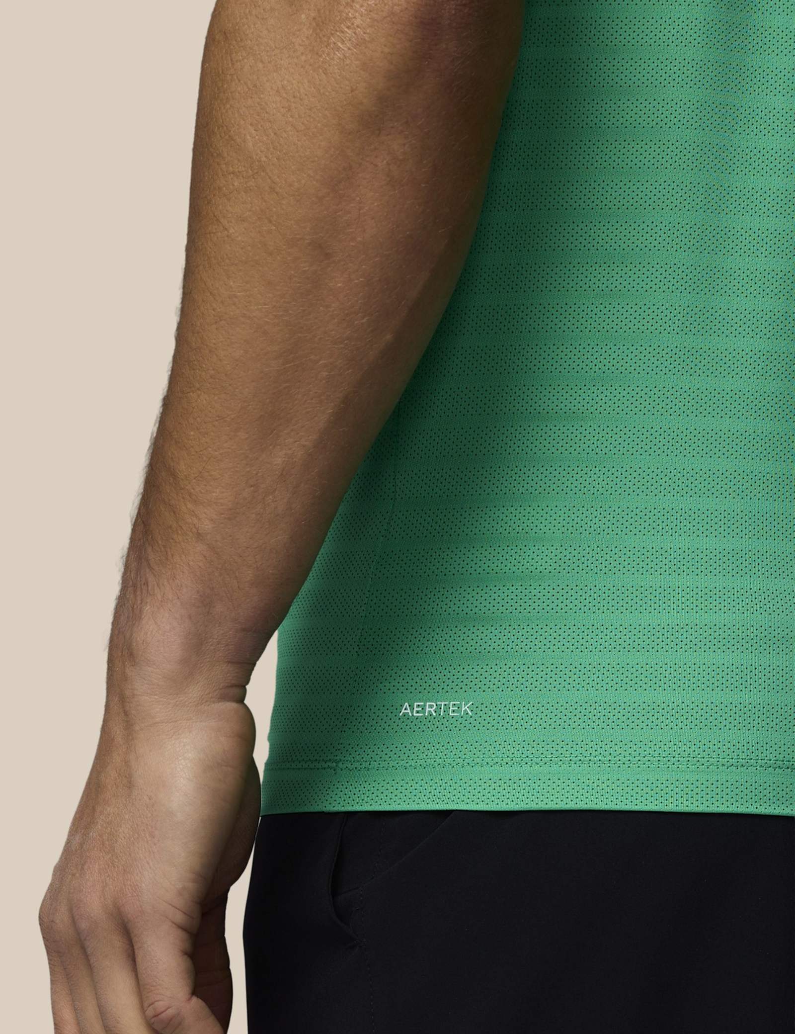 Striped Technical Stretch Polo Shirt - image 2