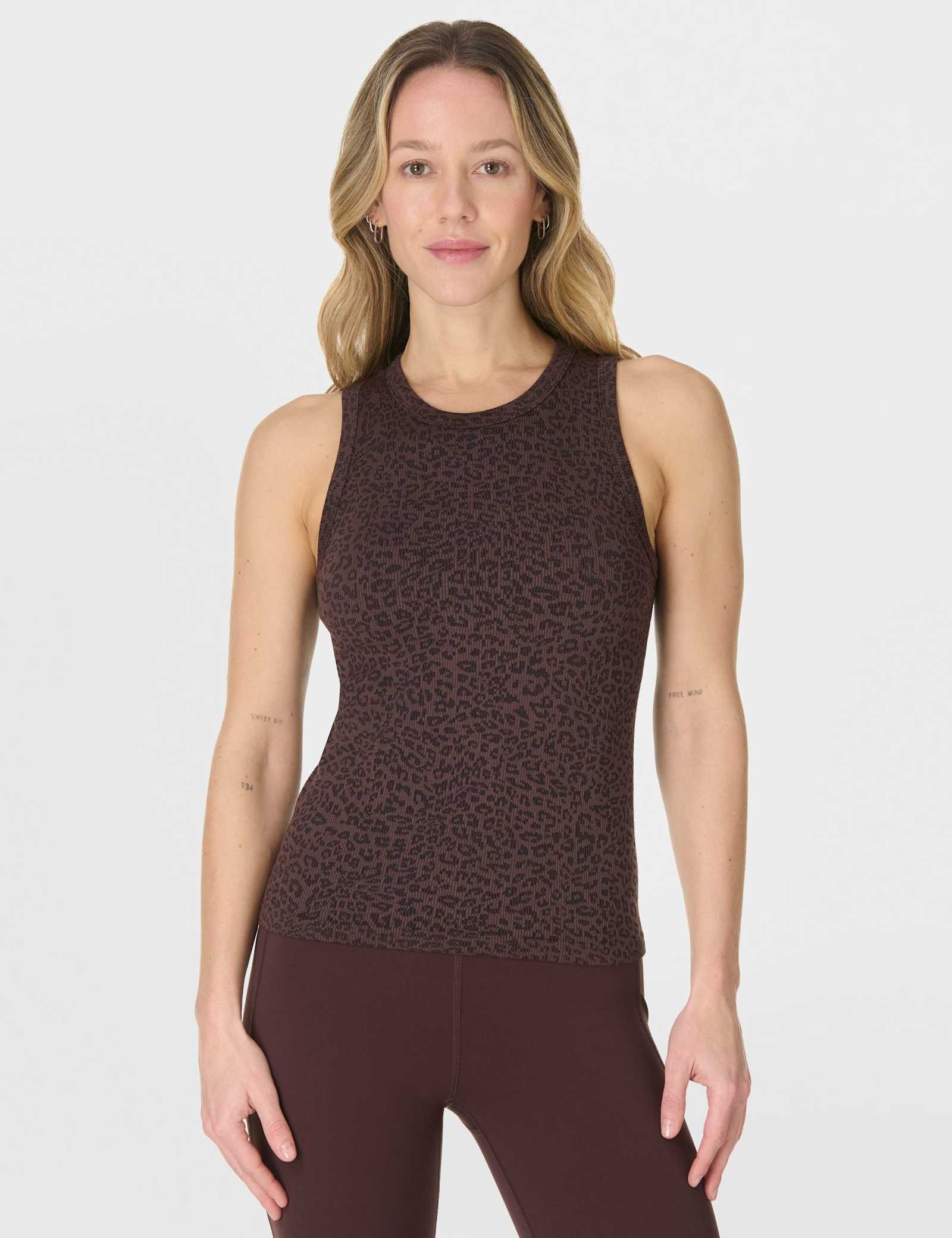 Mindful Flex Modal Rich Animal Print Vest Top - image 2