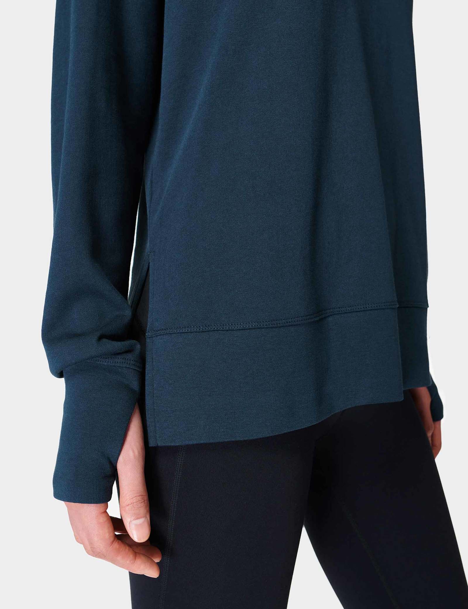 After Class Cotton Blend Longline Sweat-shirt - image 4