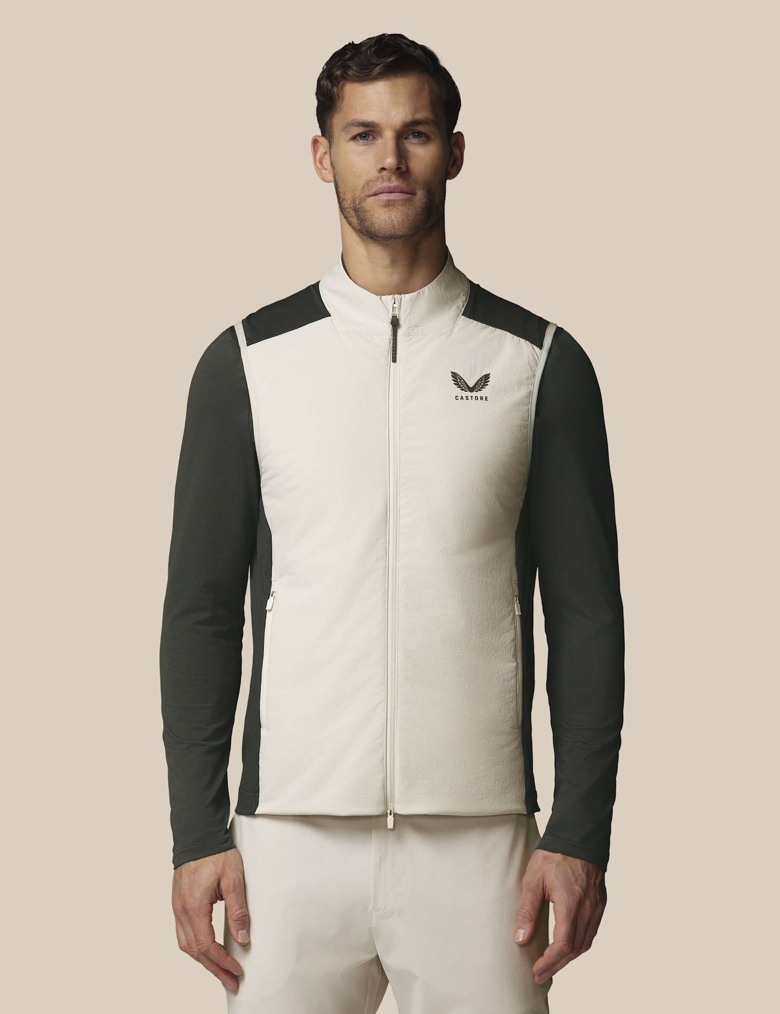 Technical Lightweight Zip Up Golf Gilet - image 1