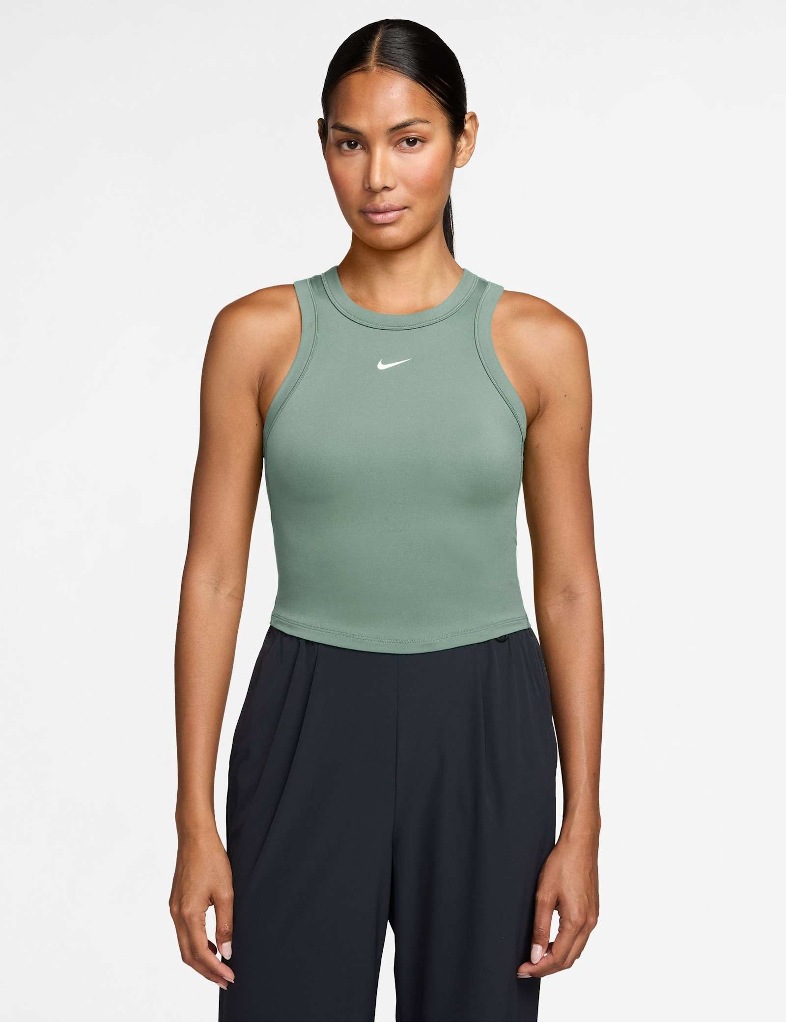 Dri-Fit Fitted Racer Back Crop Tank Top - image 2