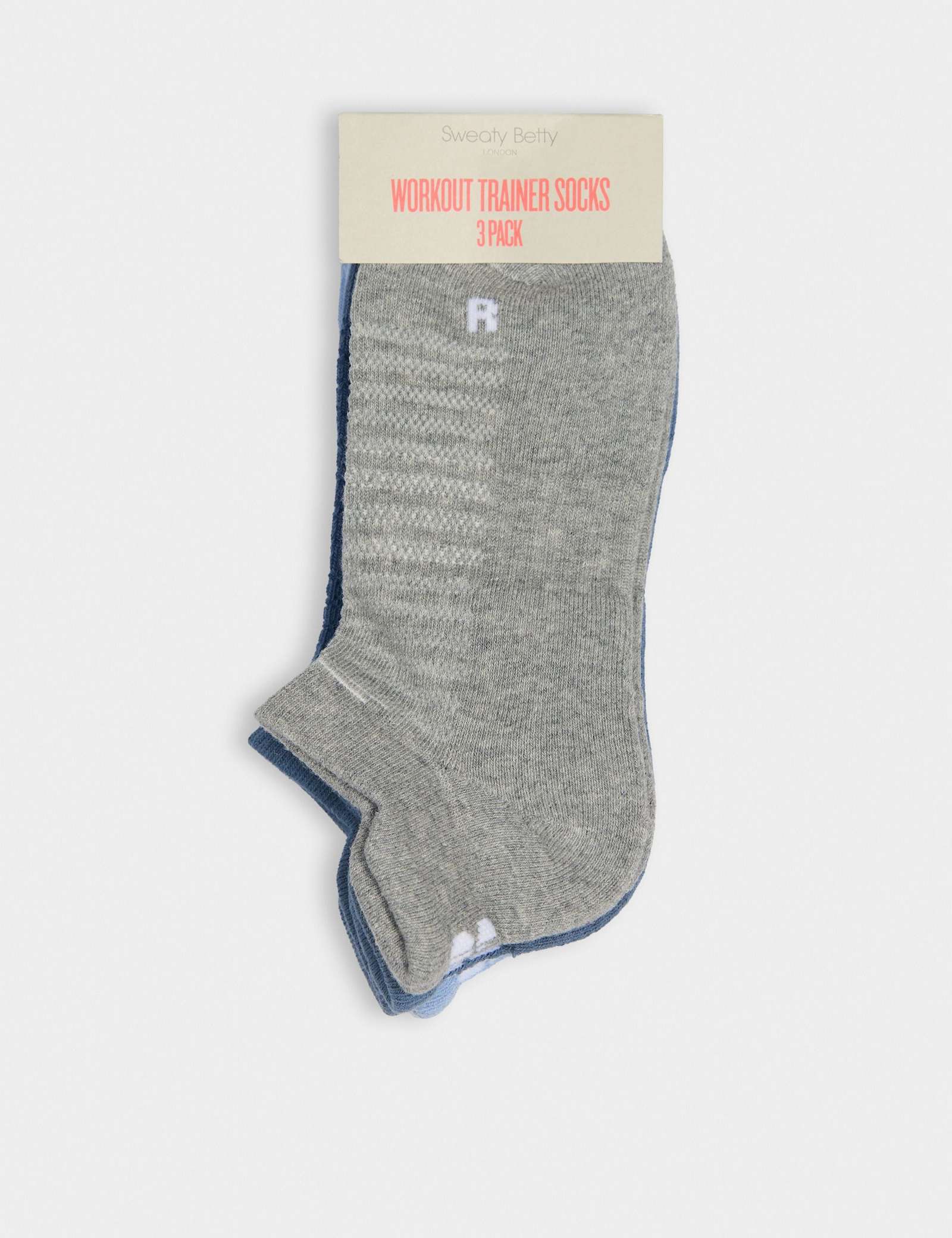 3pk Workout Cotton Rich Trainer Socks - image 5