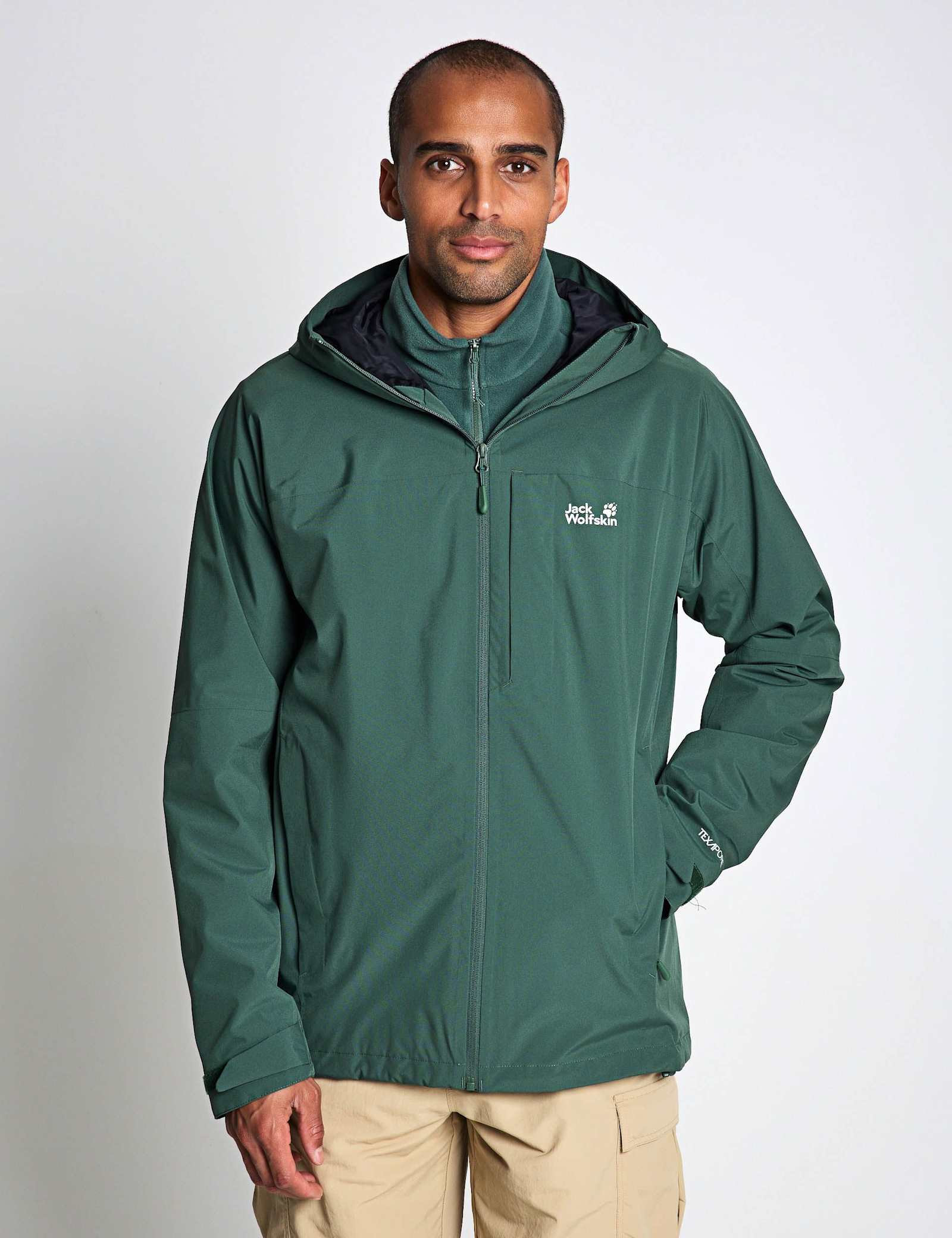 Tempest 2 Layer Waterproof Hooded Jacket - image 1