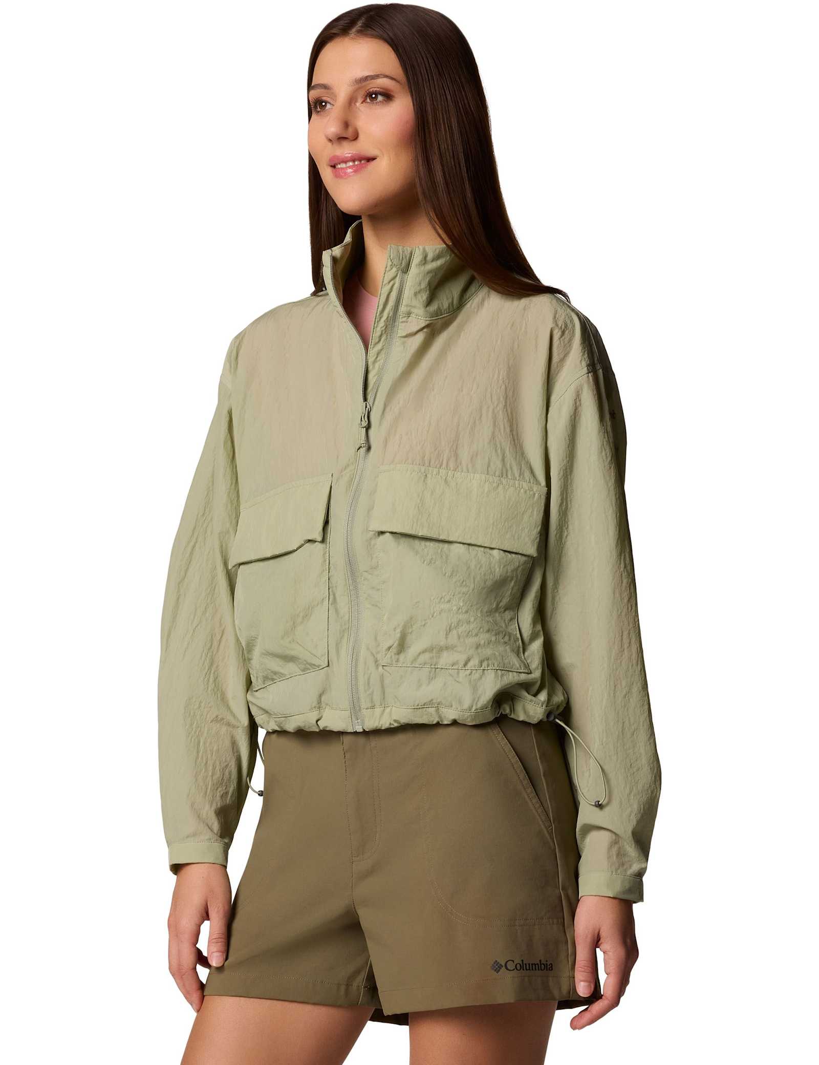 Paracutie Zip Up Cropped Windbreaker Jacket - image 2