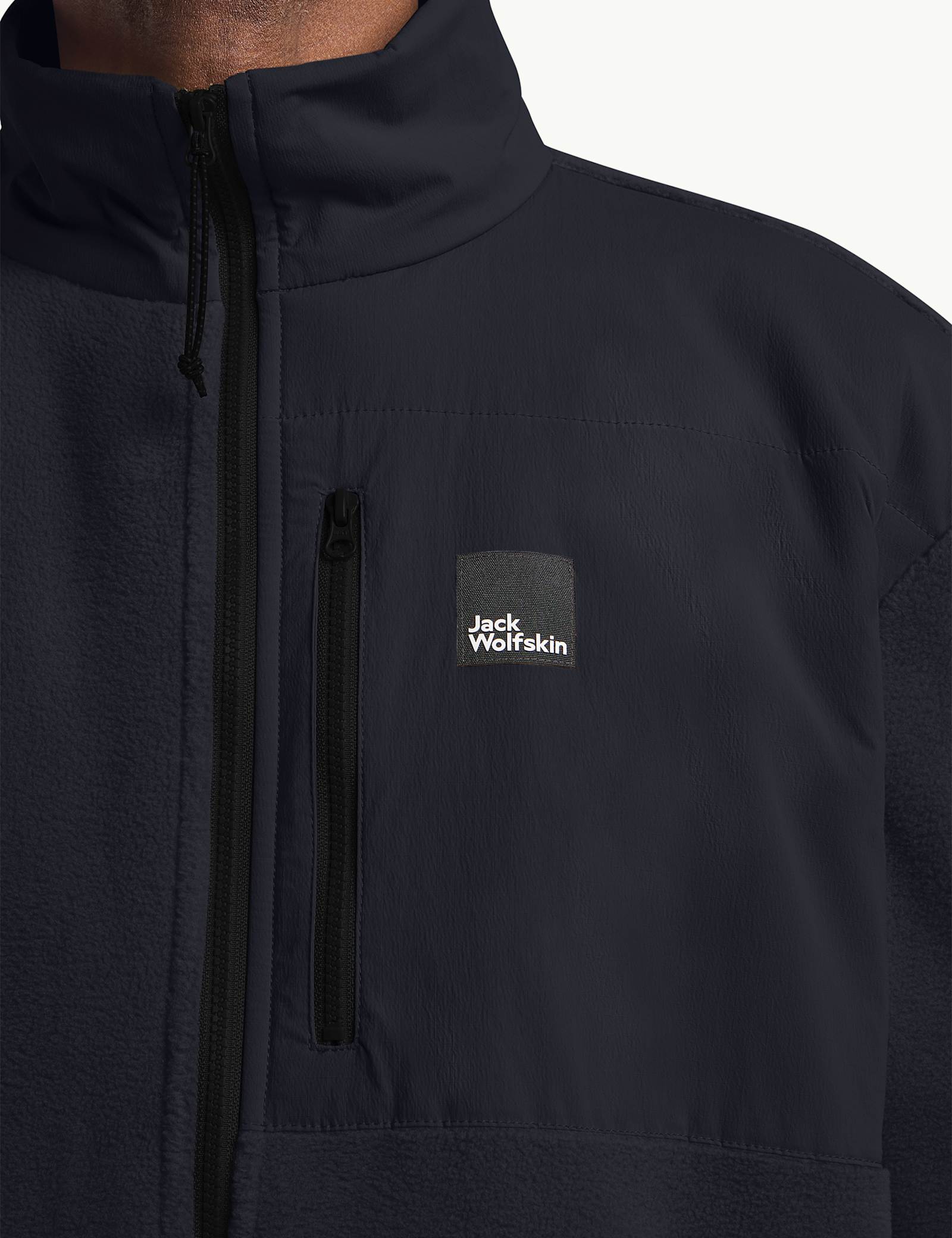 Sumetro Fleece Zip Up Funnel Neck Jacket - image 5