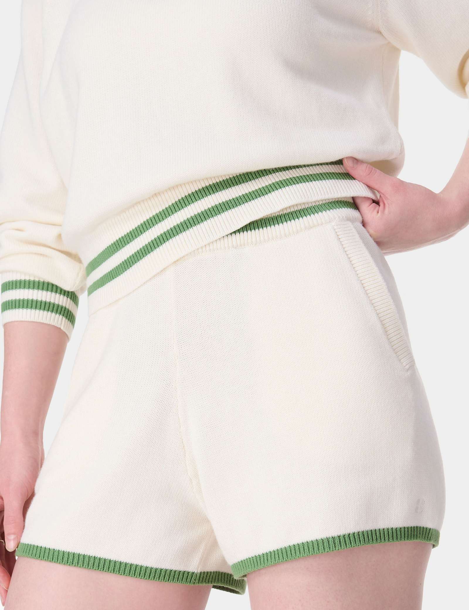 Off Court High Waisted Shorts with Silk - image 4
