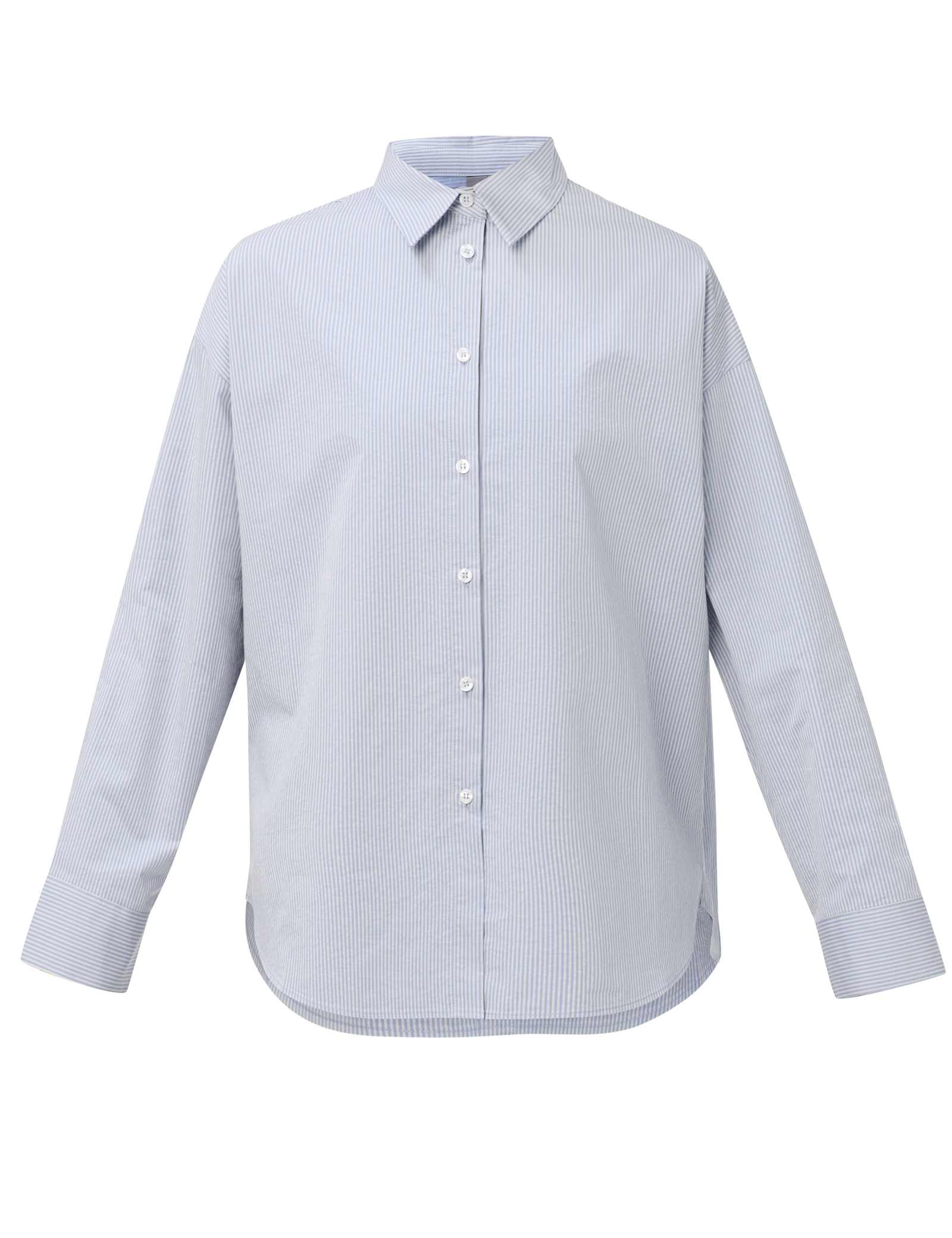 Pure Cotton Striped Oversized Shirt - image 2
