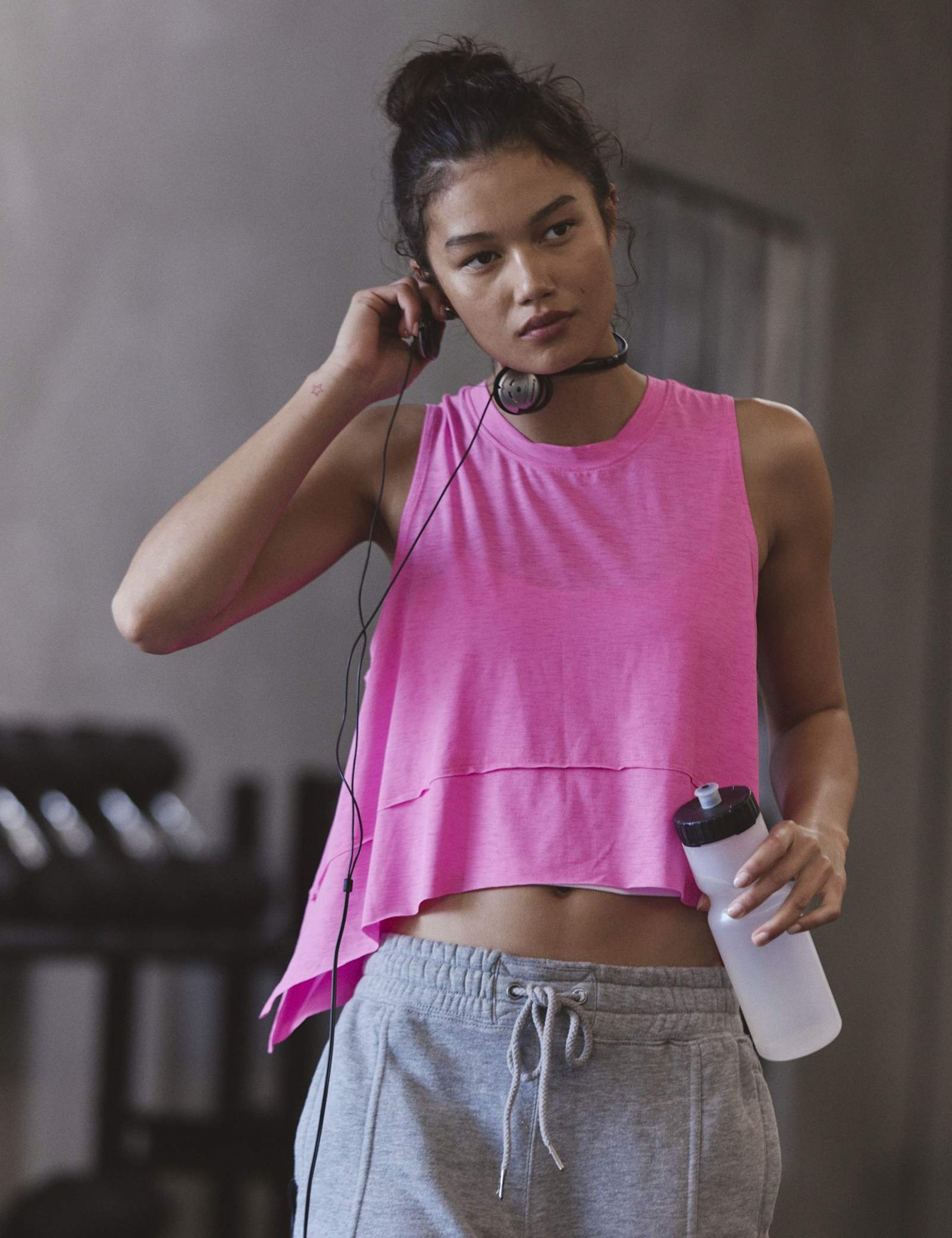 Tempo Crew Neck Relaxed Vest Top - image 2