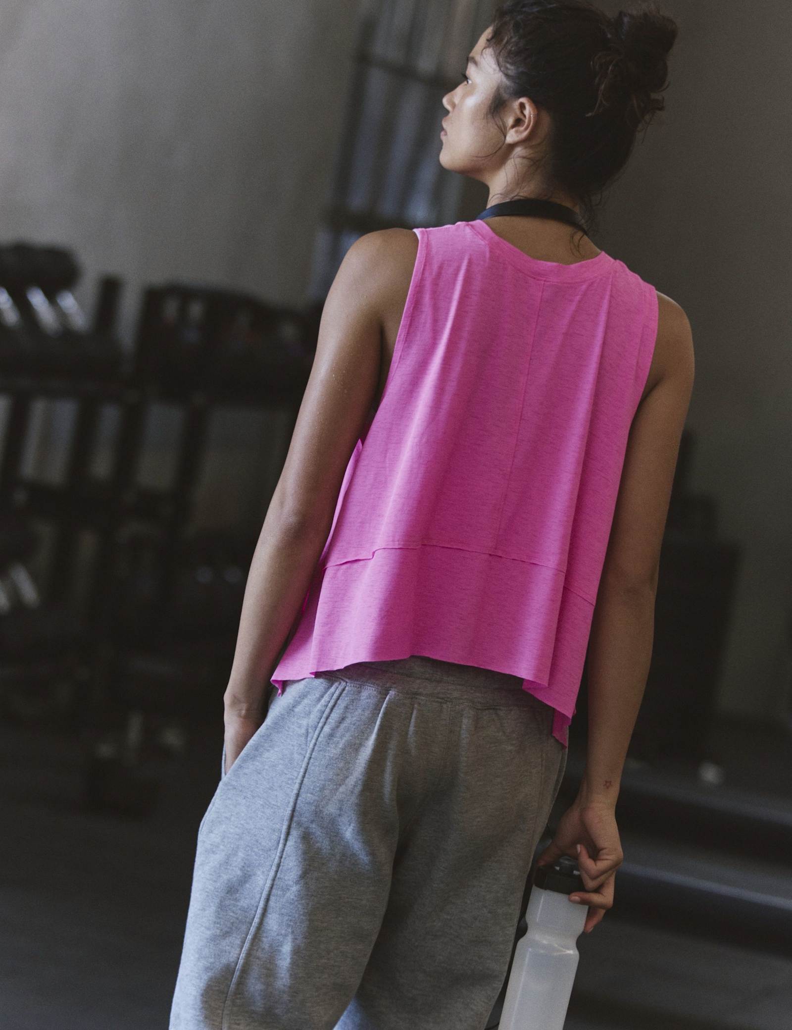 Tempo Crew Neck Relaxed Vest Top - image 3