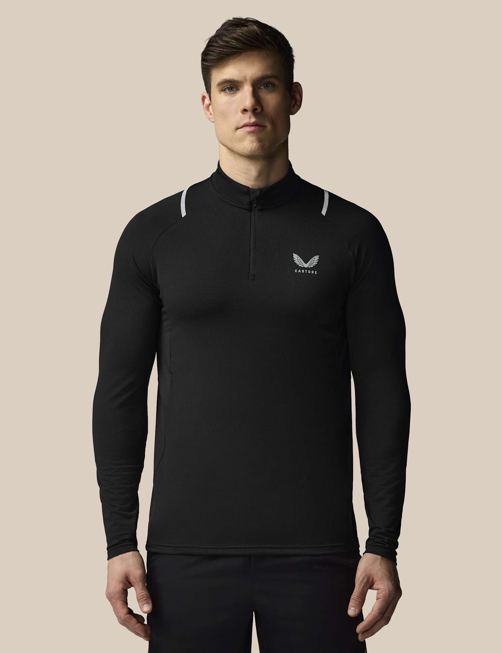 Funnel Neck Half Zip Training Top - image 2