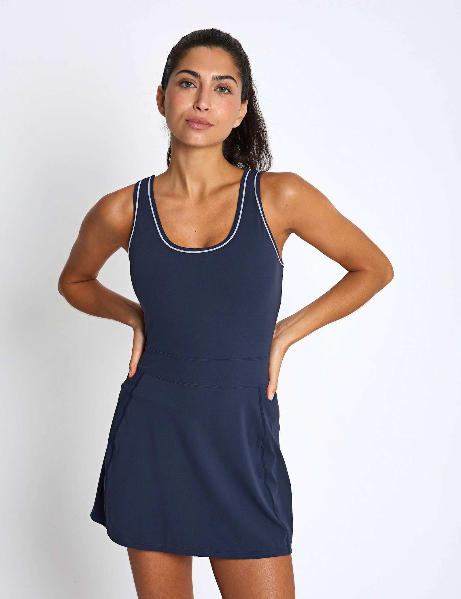 Bonnie Scoop Neck Mini Sports Dress - image 3