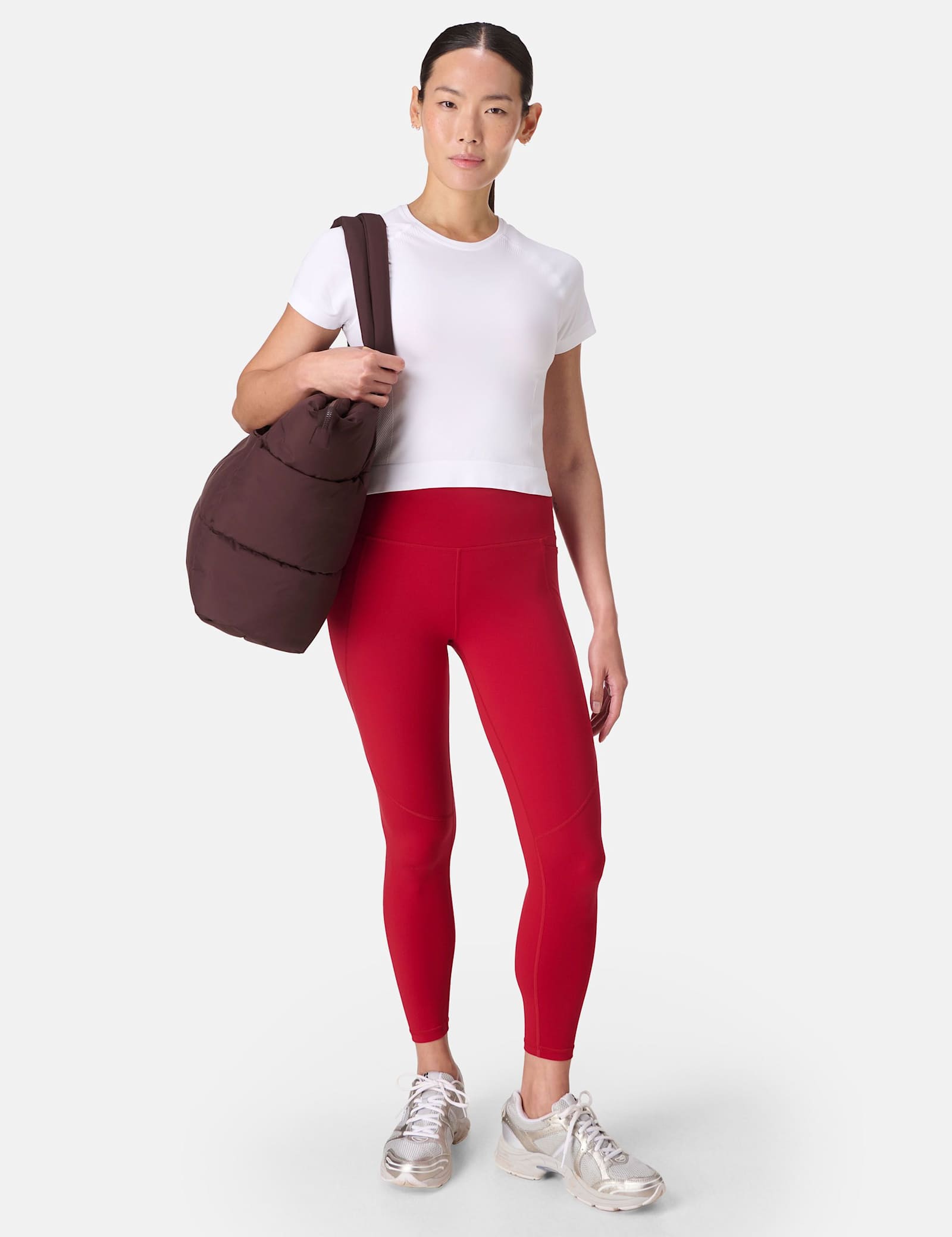 Athlete Crew Neck Seamless Crop T-Shirt - image 5
