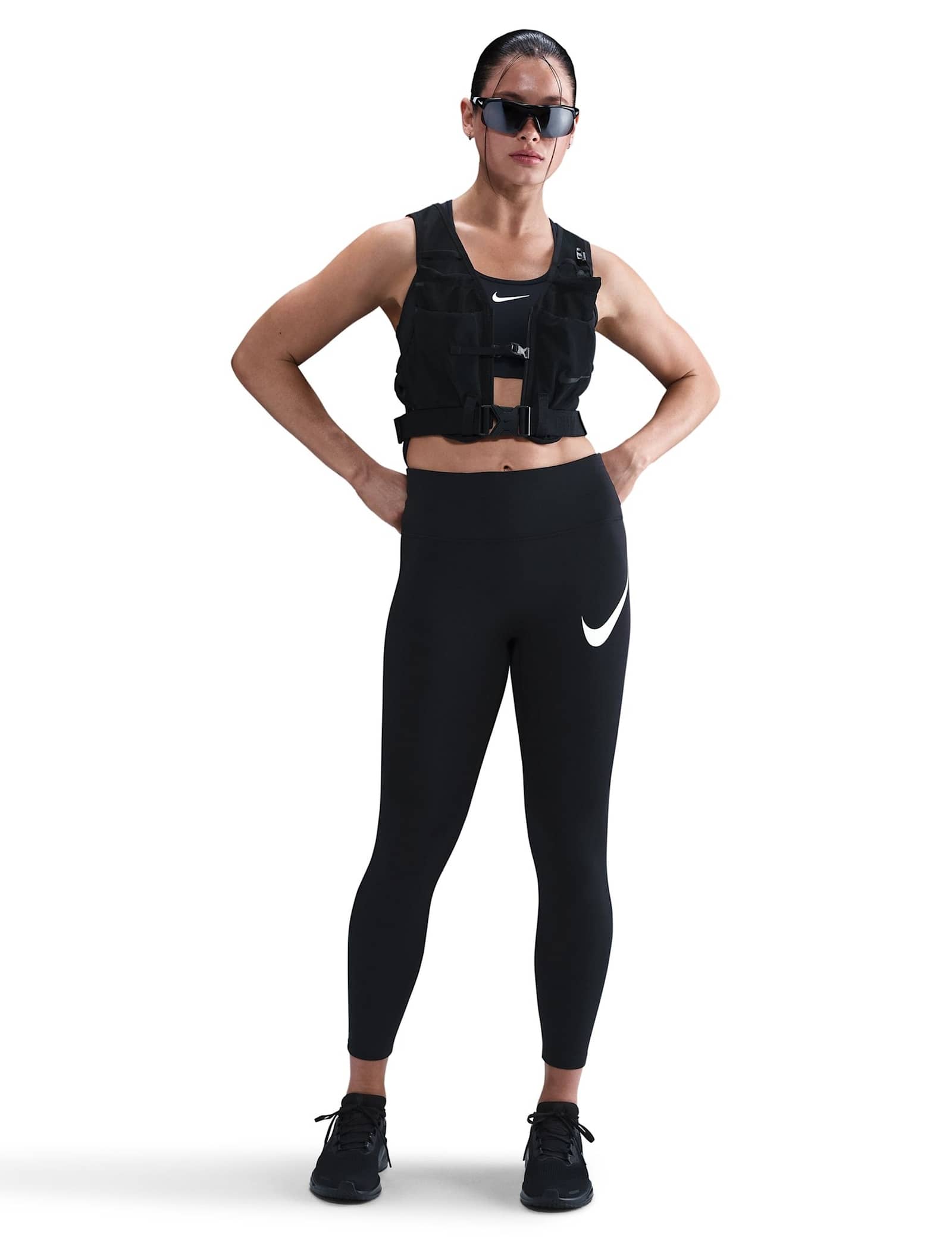 Tempo Swoosh Run High Waisted 7/8 Leggings - image 3