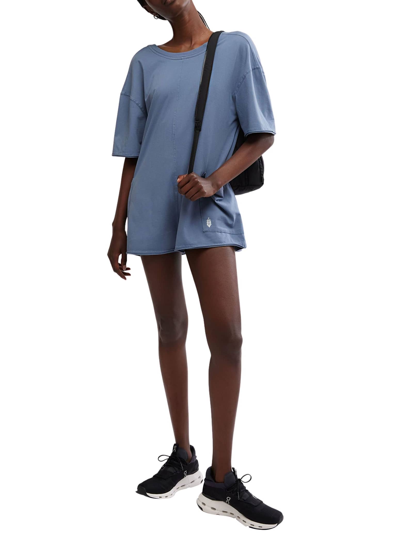 Hot Shot Cotton Rich Oversized Playsuit - image 2