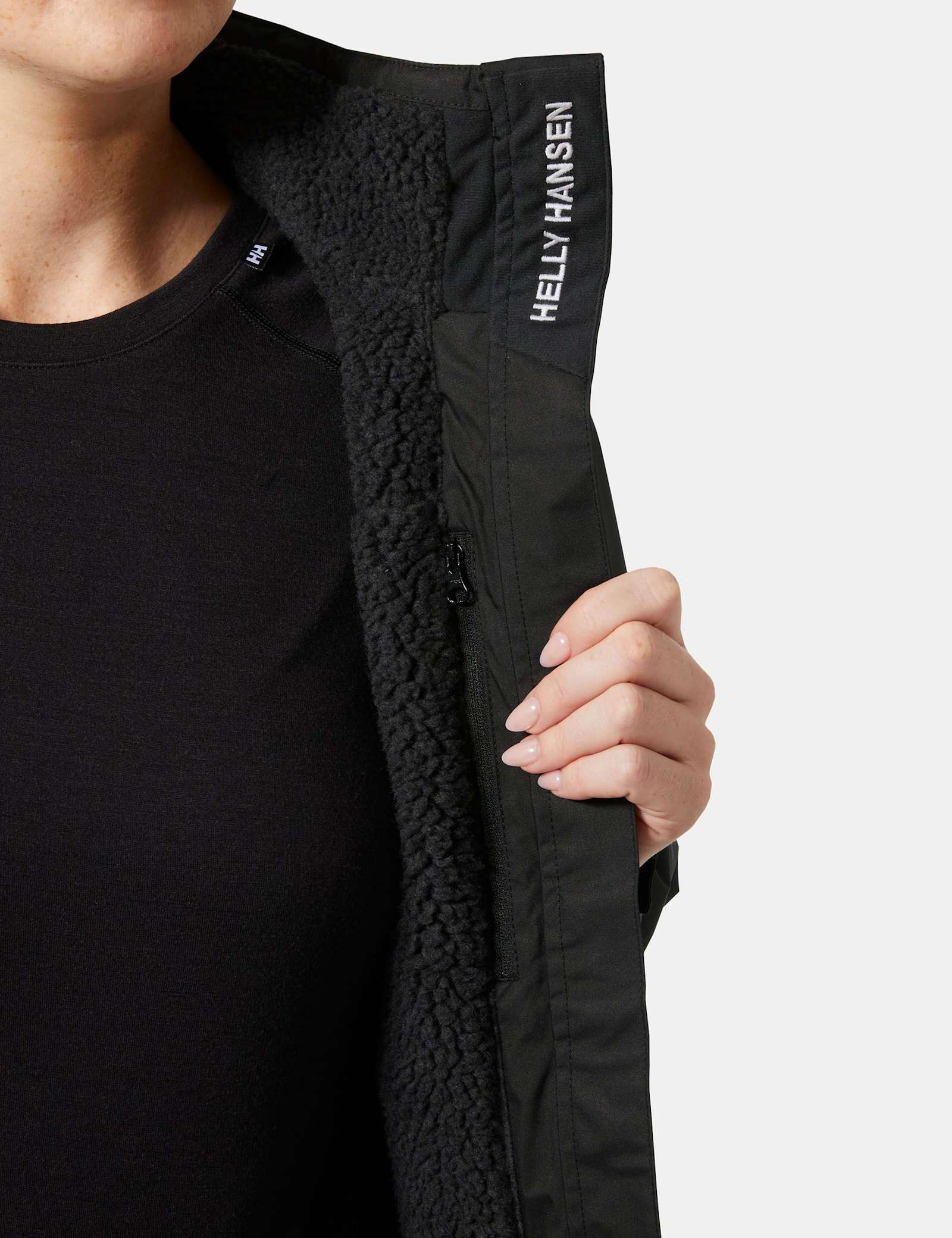 Crew Hooded Fleece Lined Jacket - image 3