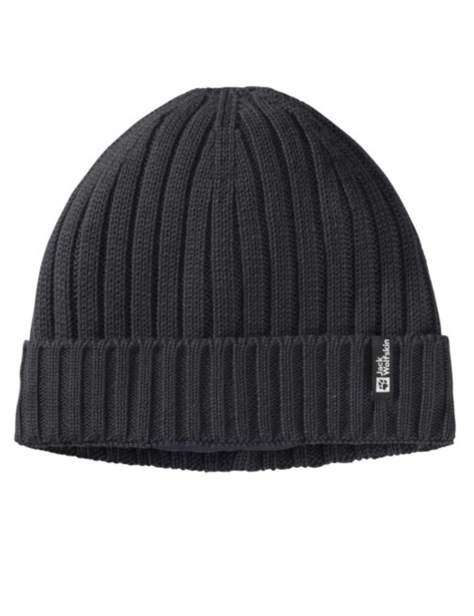 Wool Blend Ribbed Beanie Hat - image 1